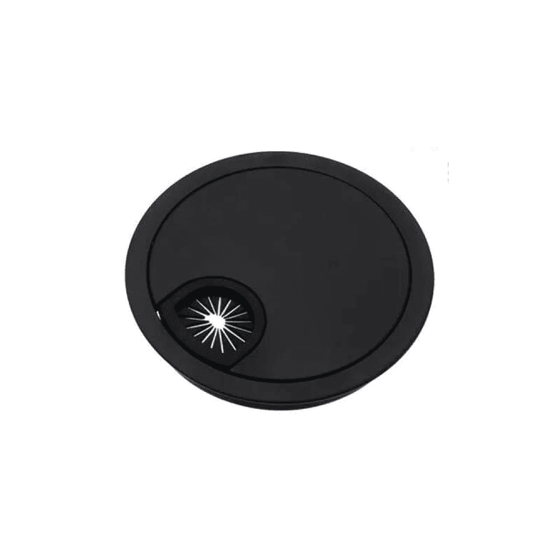 El ojal de 50 mm es ideal para organizar sus cables. Le ayuda con la gestión de sus cables.