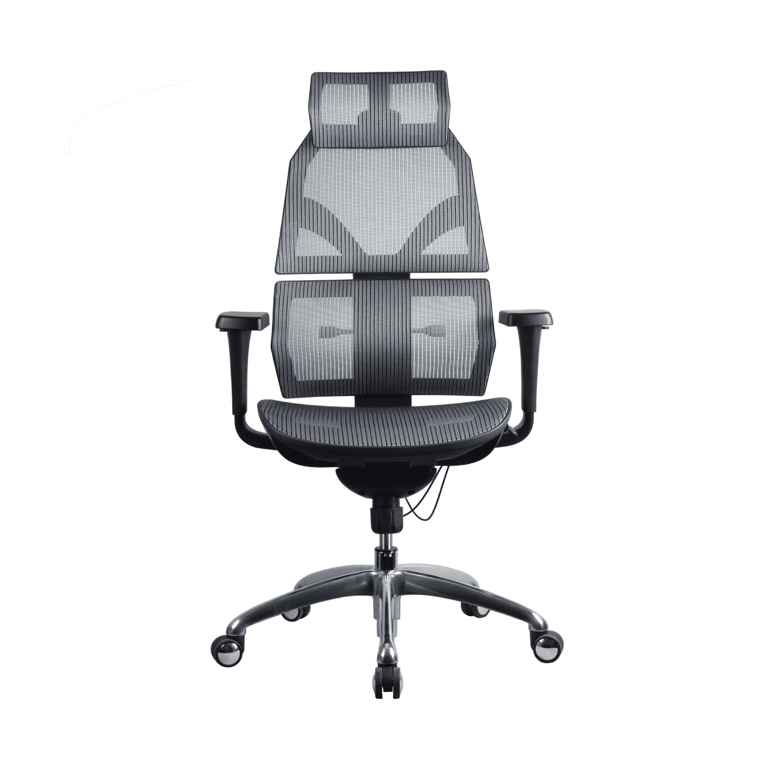Silla ergonómica para el home office con acabado de malla completa (asiento y respaldar), moderna, altamente ajustable y súper cómoda. Diseñado especialmente para personas que pasan muchas horas trabajando frente a la computadora. Brinda un excelente soporte para toda la espalda ayudándote a mantener una buena postura. Reduce la tensión de las piernas con un diseño que permite una mejor circulación. Construido con materiales de alta calidad y una malla especial transpirable que te mantiene fresco todo el día.