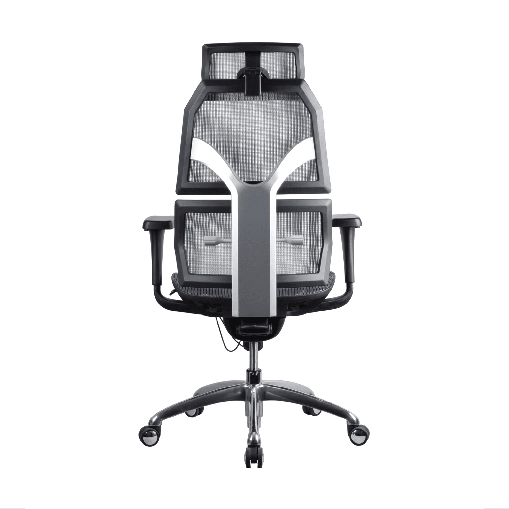 Silla ergonómica para el home office con acabado de malla completa (asiento y respaldar), moderna, altamente ajustable y súper cómoda. Diseñado especialmente para personas que pasan muchas horas trabajando frente a la computadora. Brinda un excelente soporte para toda la espalda ayudándote a mantener una buena postura. Reduce la tensión de las piernas con un diseño que permite una mejor circulación. Construido con materiales de alta calidad y una malla especial transpirable que te mantiene fresco todo el día.