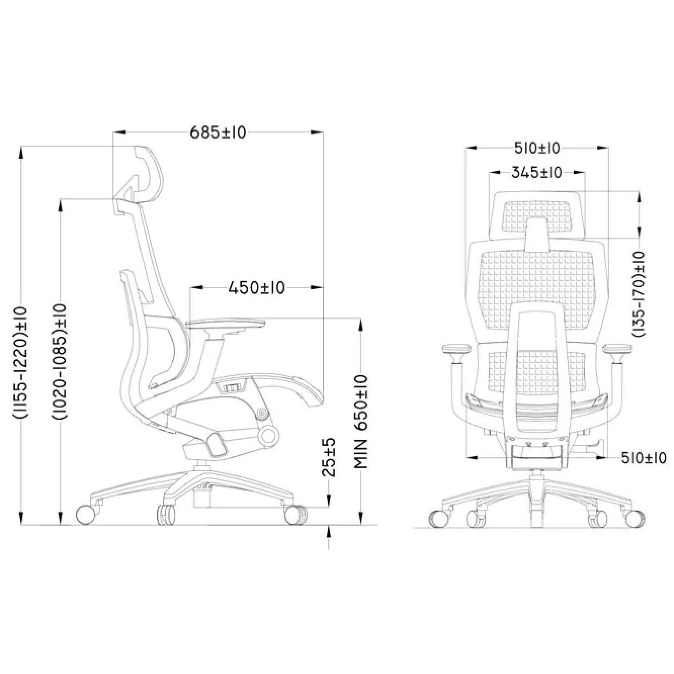 Silla ergonómica avanzada de home office con marco de aluminio y mecanismo de bloqueo avanzado, altamente ajustable con soporte lumbar dinámico que se adapta a tu espalda y acabado de una malla especial (asiento y respaldar).  Diseñado para los profesionales más exigentes y ocupados que pasan más de 8 horas al día frente a la computadora. Su diseño centrado en el ser humano brinda un excelente soporte para toda la espalda ayudándote a mantener una postura adecuada. Esta silla se siente igual de bien como se ve.  Construido solo con los mejores materiales disponible para que te dure un largo tiempo.
