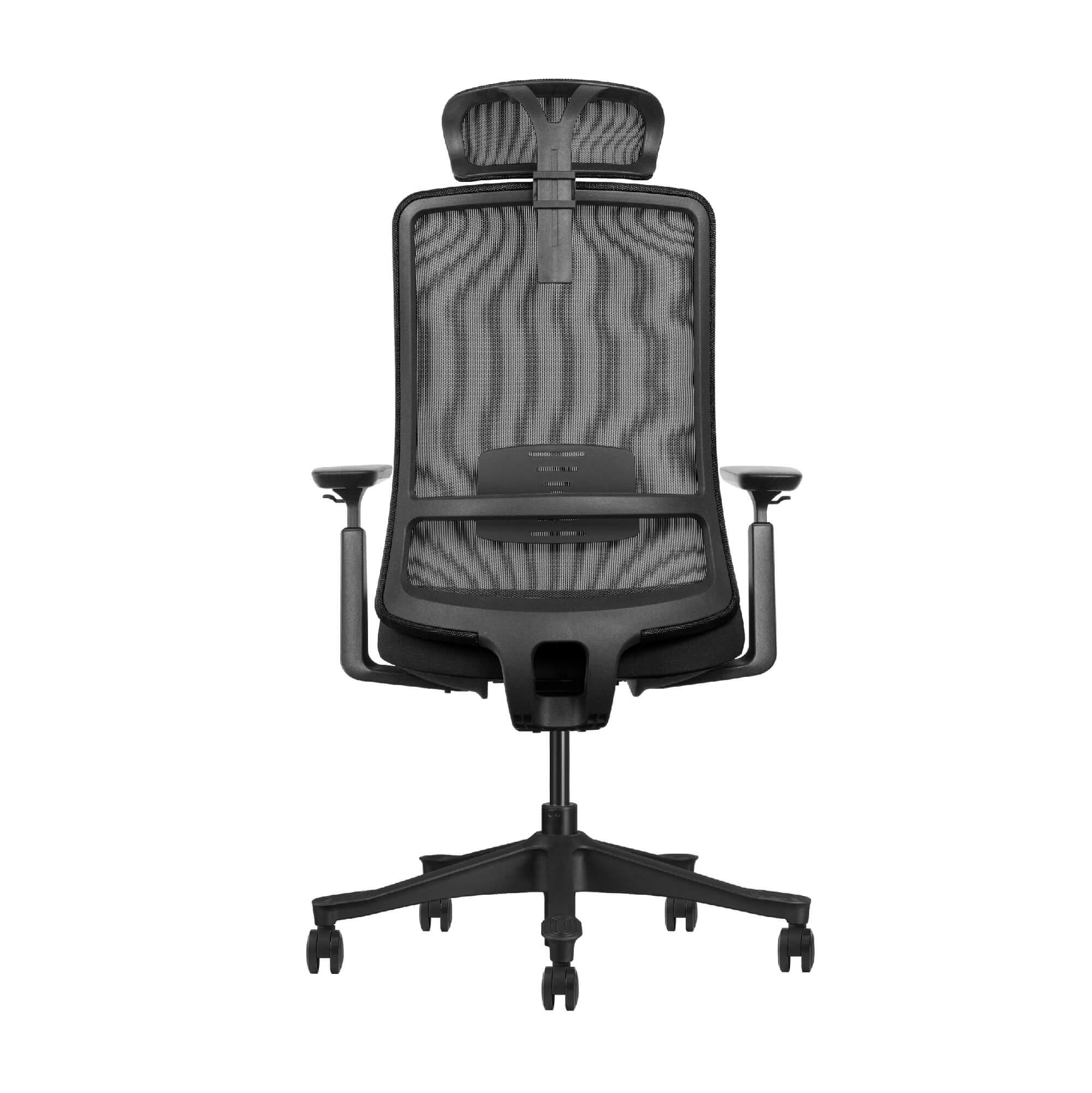 Silla ergonómica de home office con un diseño moderno, respaldar de malla y asiento de espuma moldeada de alta densidad de 8cm de grueso. Esta silla brinda una comodidad extrema y un excelente soporte para toda la espalda. Diseñado especialmente para profesionales que pasan muchas horas al día sentados frente a una computadora.