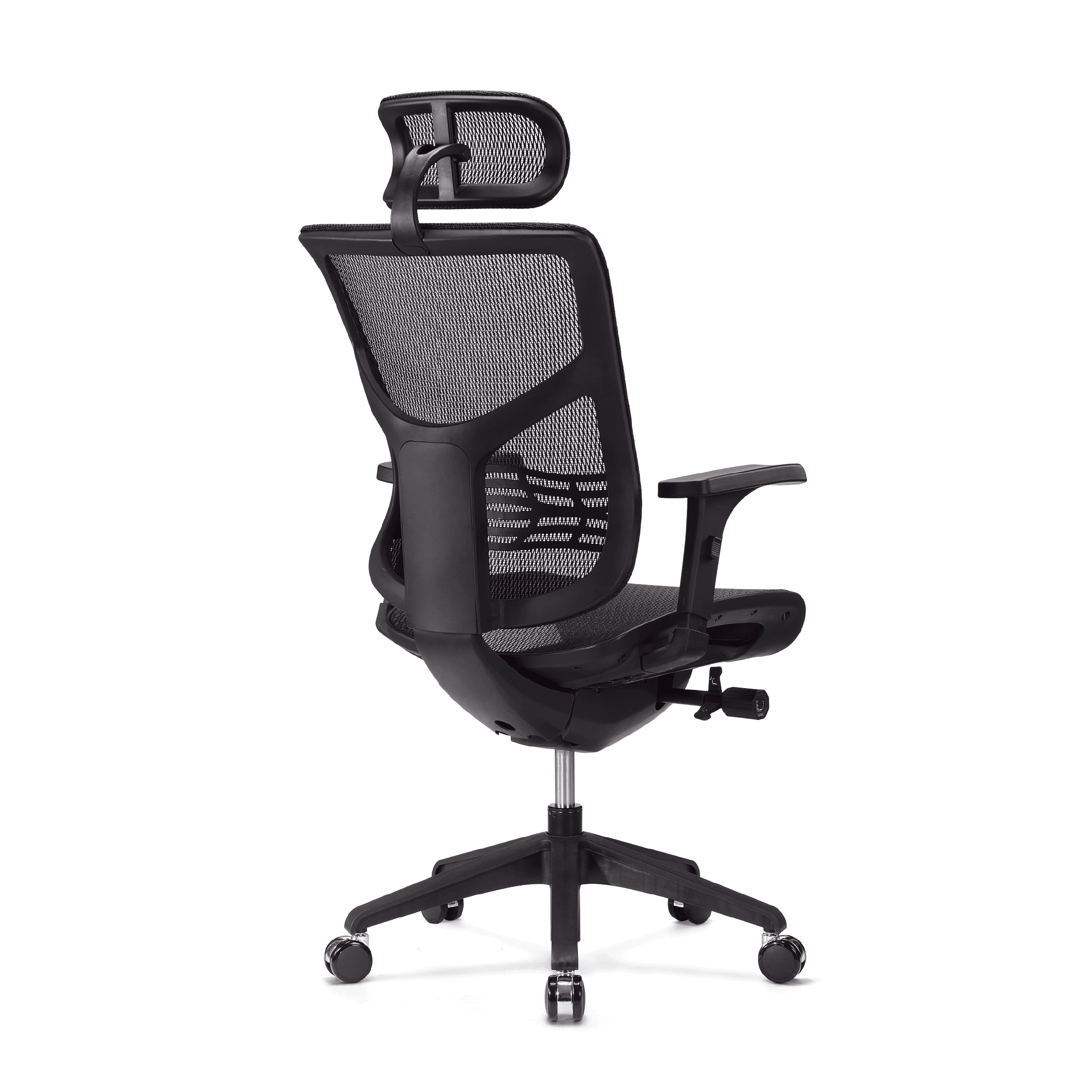 Silla ergonómica para el home office con acabado de malla completa (asiento y respaldar), moderna, altamente ajustable y súper cómoda. Diseñado especialmente para personas que pasan muchas horas trabajando frente a la computadora. Brinda un excelente soporte para toda la espalda ayudándote a mantener una buena postura. Reduce la tensión de las piernas con un diseño que permite una mejor circulación. Construido con materiales de alta calidad y una mall transpirable especial que te mantiene fresco todo el día.