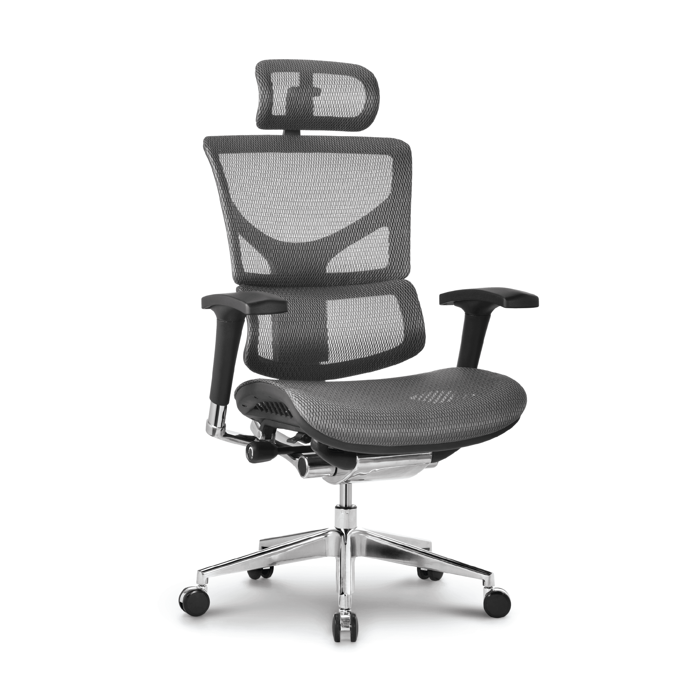 Silla ergonómica de home office para el profesional más exigente. Con su soporte lumbar dinámico, alta capacidad de ajuste / funcionalidad y su diseño centrado en el ser humano; la XTC proporciona un excelente soporte para toda la espalda ayudándote a mantener una mejor postura y un cuerpo más saludable. Construida con un marco trasero de aleación de aluminio sólido, materiales de la más alta calidad y una malla transpirable altamente resistente, esta silla te va a durar bastante tiempo. La mejor configuración de oficina no está completa sin la mejor silla.