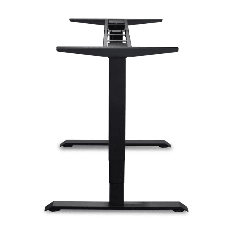 La base de altura ajustable doble motor X es la solución más potente y rápida con un diseño de patas triple etapa que le da mayor funcionalidad. Tiene un rango de movimiento de altura de 60-125 cm, capacidad de peso de hasta 140 kgs y una velocidad de 38 mm/s. Ideal para personas de estatura más baja o alta, para poner sobres grandes de hasta 220cm de largo y sobres pesados de madera sólida.