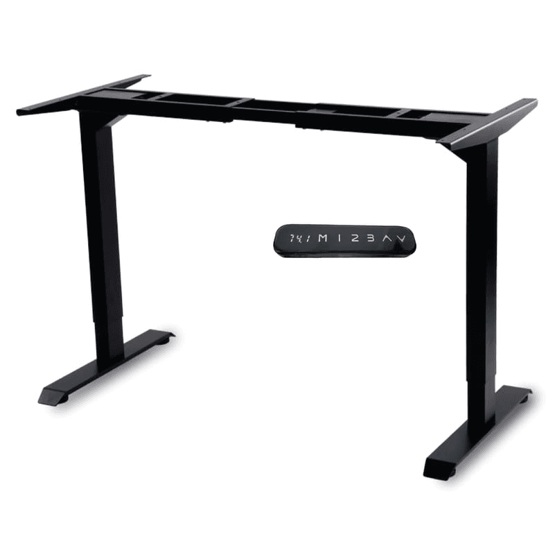 La base de altura ajustable de doble motor es ideal para una configuración de standing desk con sobre grande de hasta 220cm de largo o sobre pesado de madera sólida.  La base es rápida con una velocidad de 32 mm/s y silenciosa con ruido menor a <48 db.  Se adapta a cualquier sobre de mesa que tenga un largo entre 100-220 cm y un ancho entre 58-90 cm.  Incluye una pantalla con 3 memorias, tecnología anticolisión y 5 años de garantía. Ideal para tu home office of cualquier espacio de trabajo.  Es la mejor inversión que puedes hacer para tu salud y productividad.
