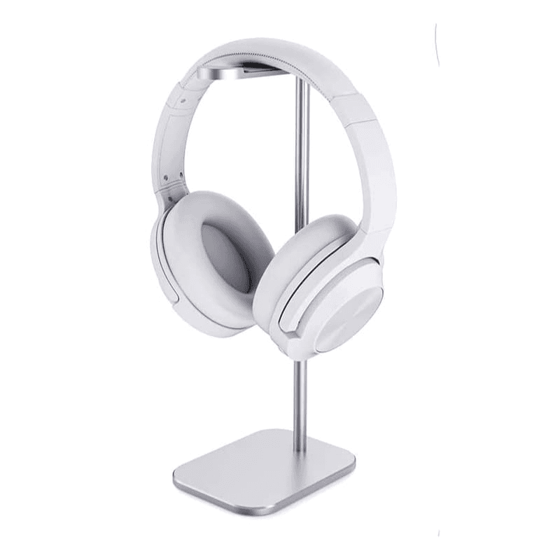 Soporte de aluminio sólido para tus audífonos.  Exhibe y protege tus headphones con un soporte especial para ellos y al mismo tiempo mantén tu espacio de trabajo organizado.   
