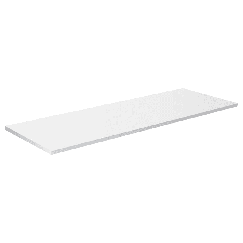 El sobre de mesa para tu standing desk. Hecho de MDF hidrófugo de 1 pulgada de grueso con un laminado de melamina de alta calidad.