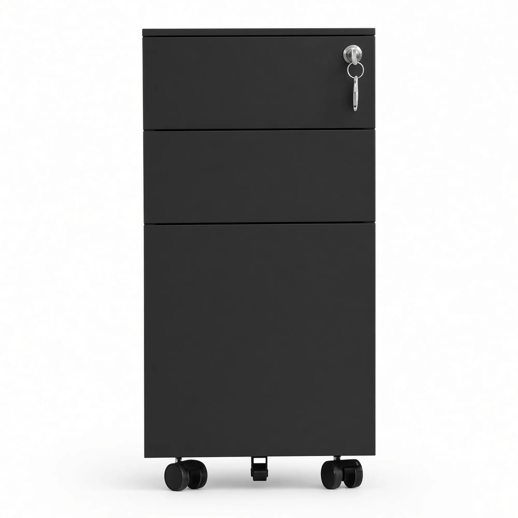 Archivador Slim de 3 gavetas - Negro — imagen 2