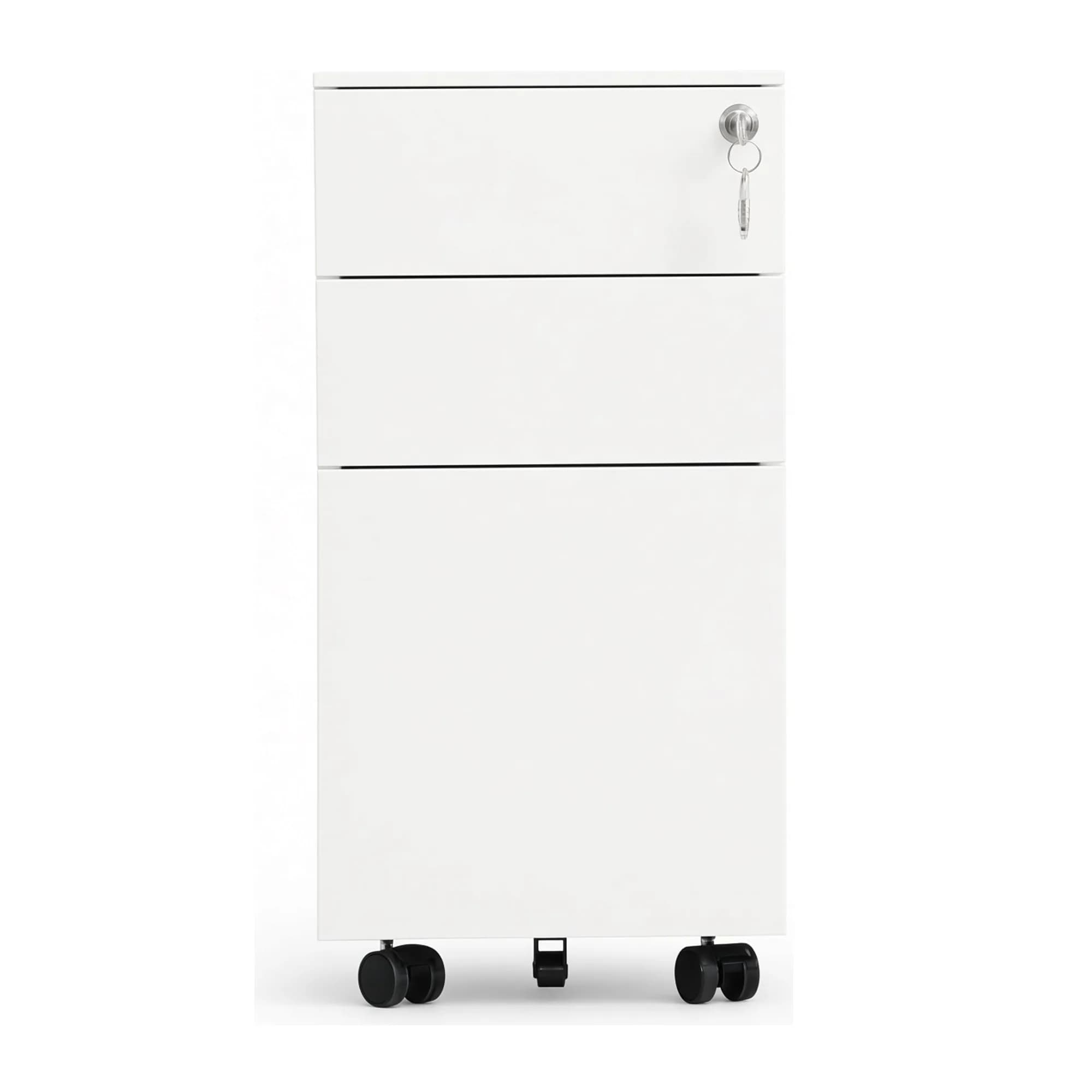 Archivador Slim de 3 gavetas - Blanco — imagen 2