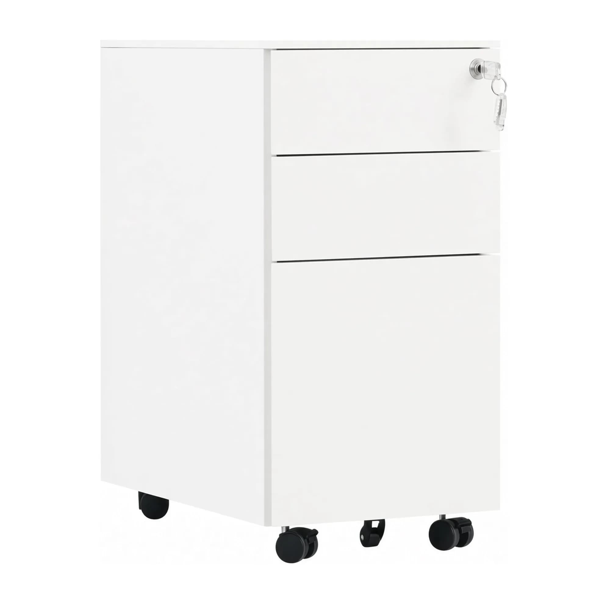 Archivador Slim de 3 gavetas - Blanco — imagen 1