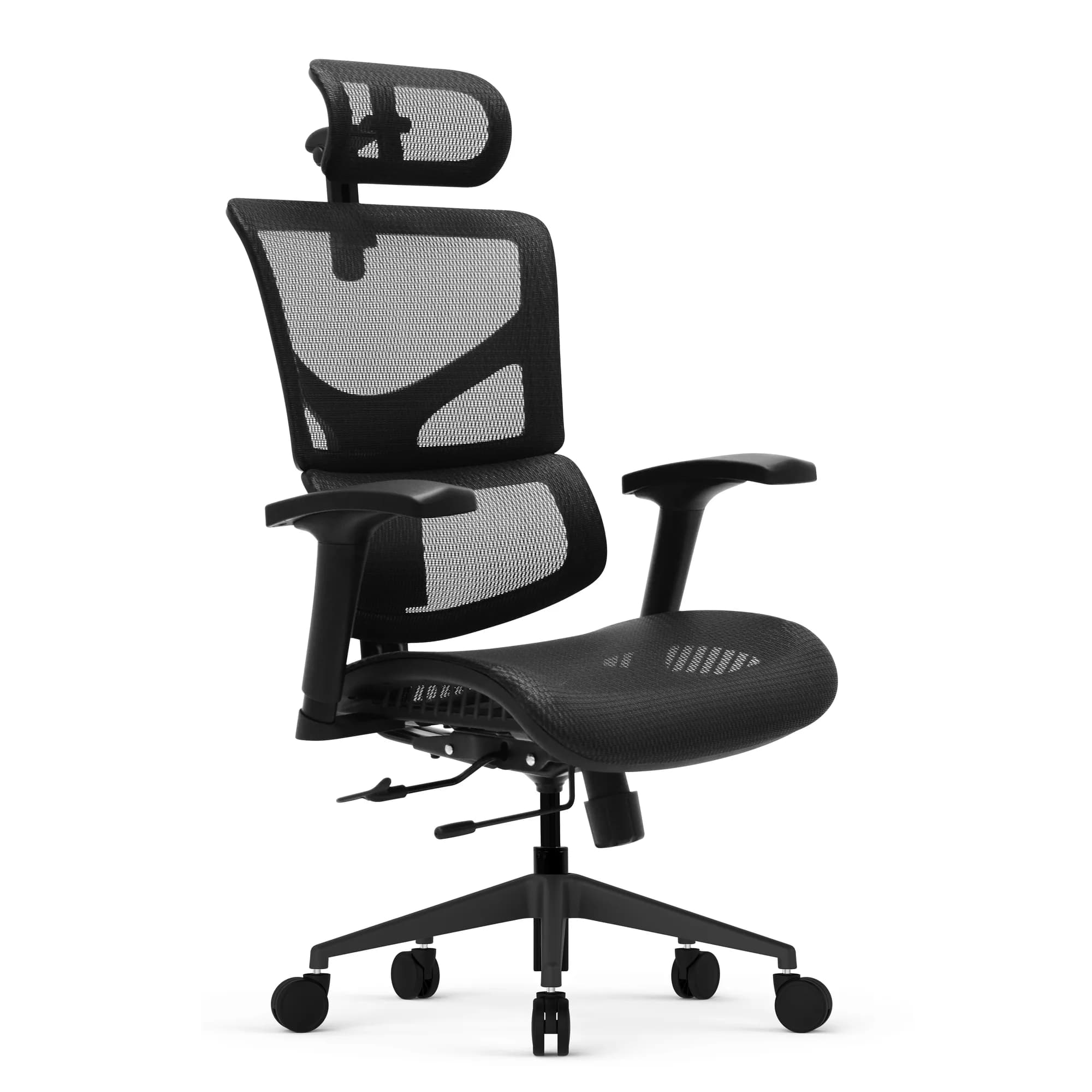 Silla ergonómica Asci - Malla Negra — image 1
