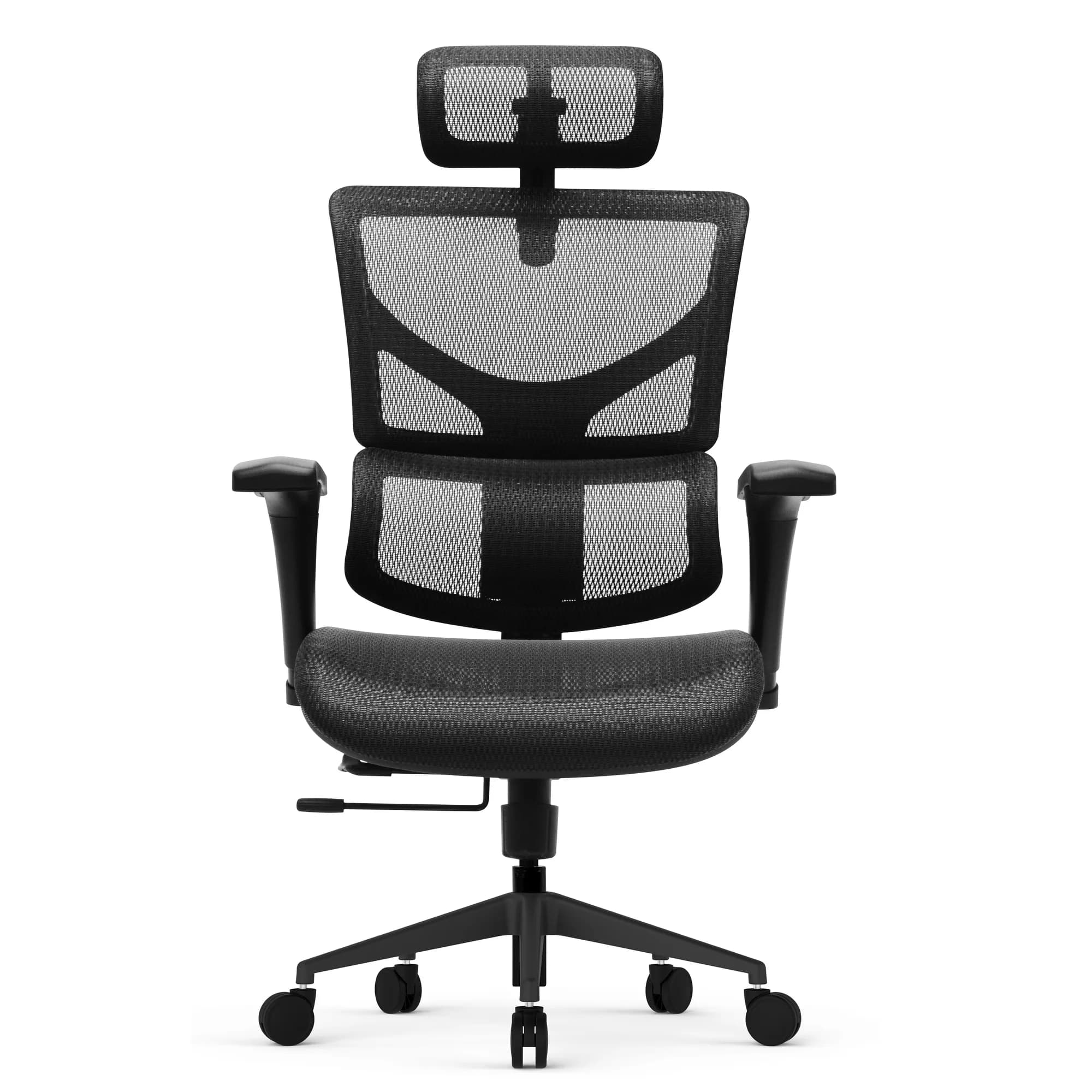 Silla ergonómica Asci - Malla Negra — image 2