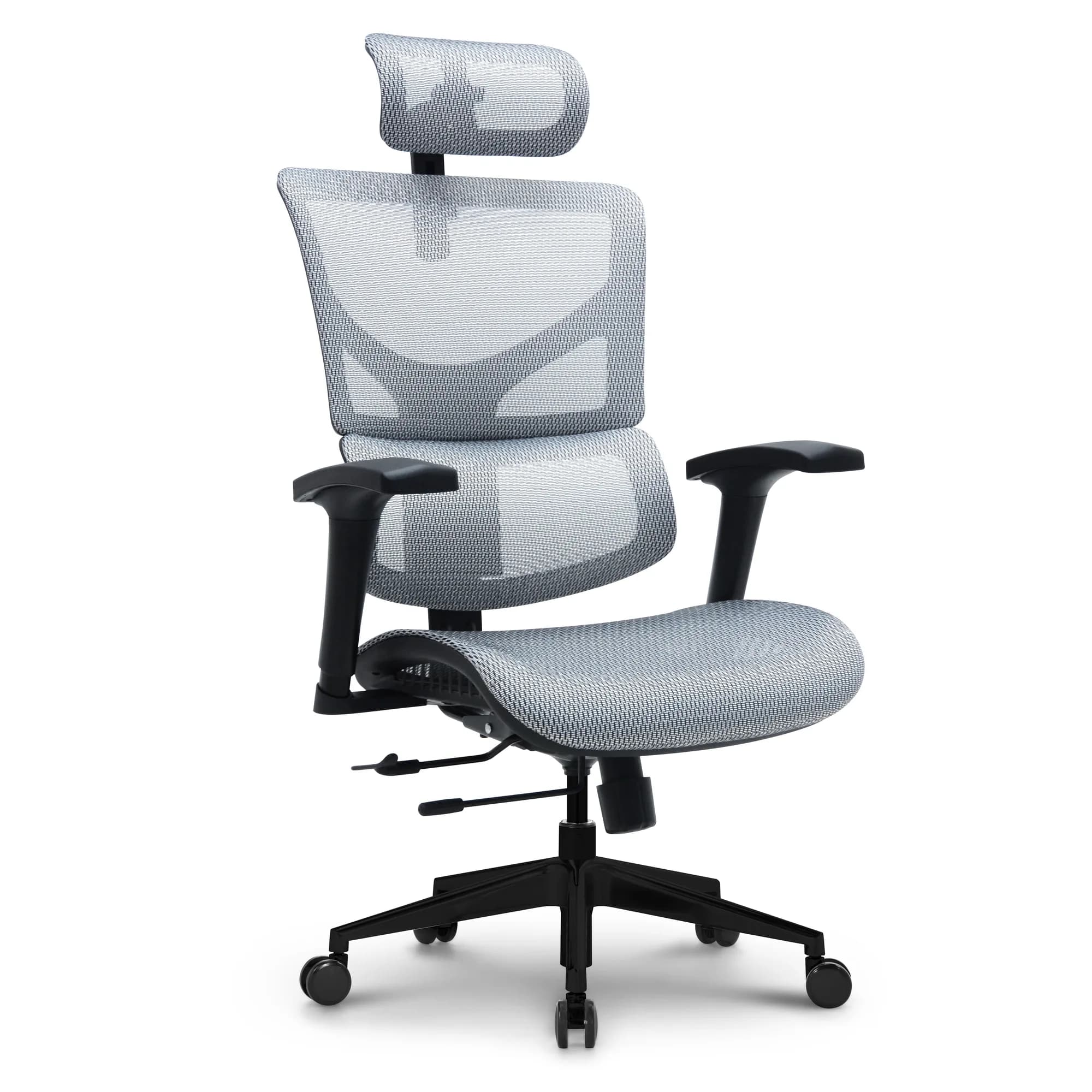 Silla ergonómica Asci - Malla Gris — image 1