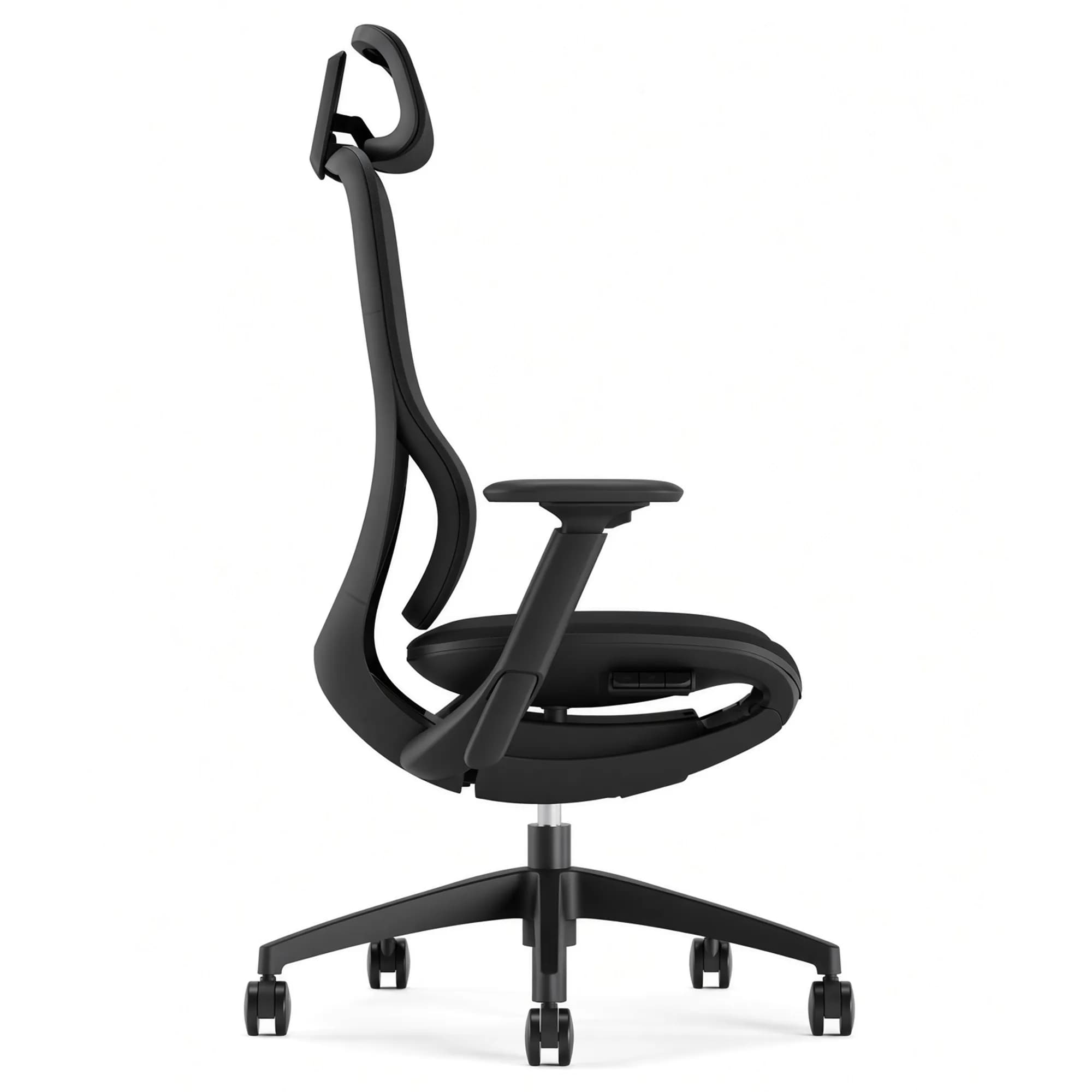 Silla ergonómica Ensis - Malla Negra — imagen 3