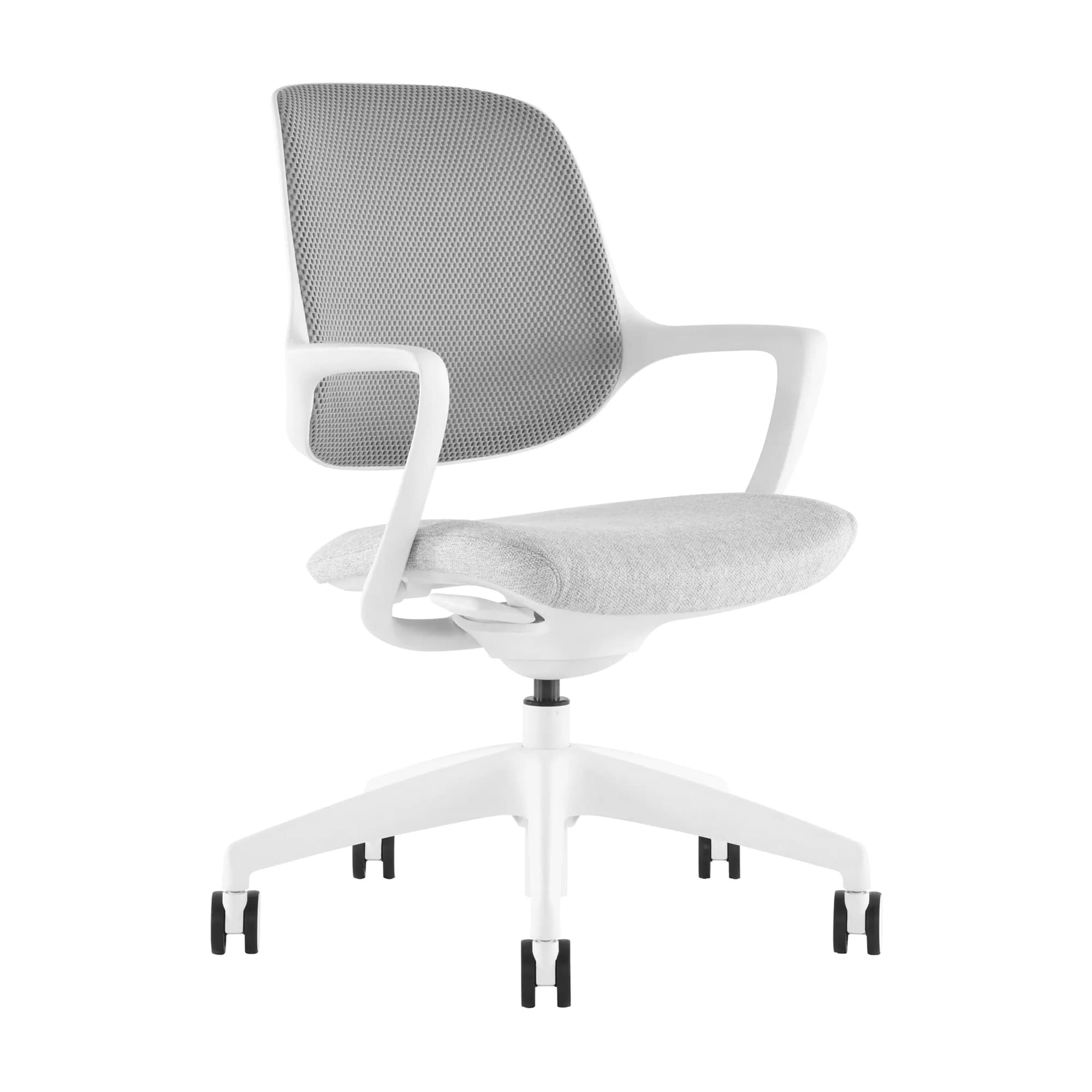 Silla ergonómica Movix - Blanco y Gris — imagen 1