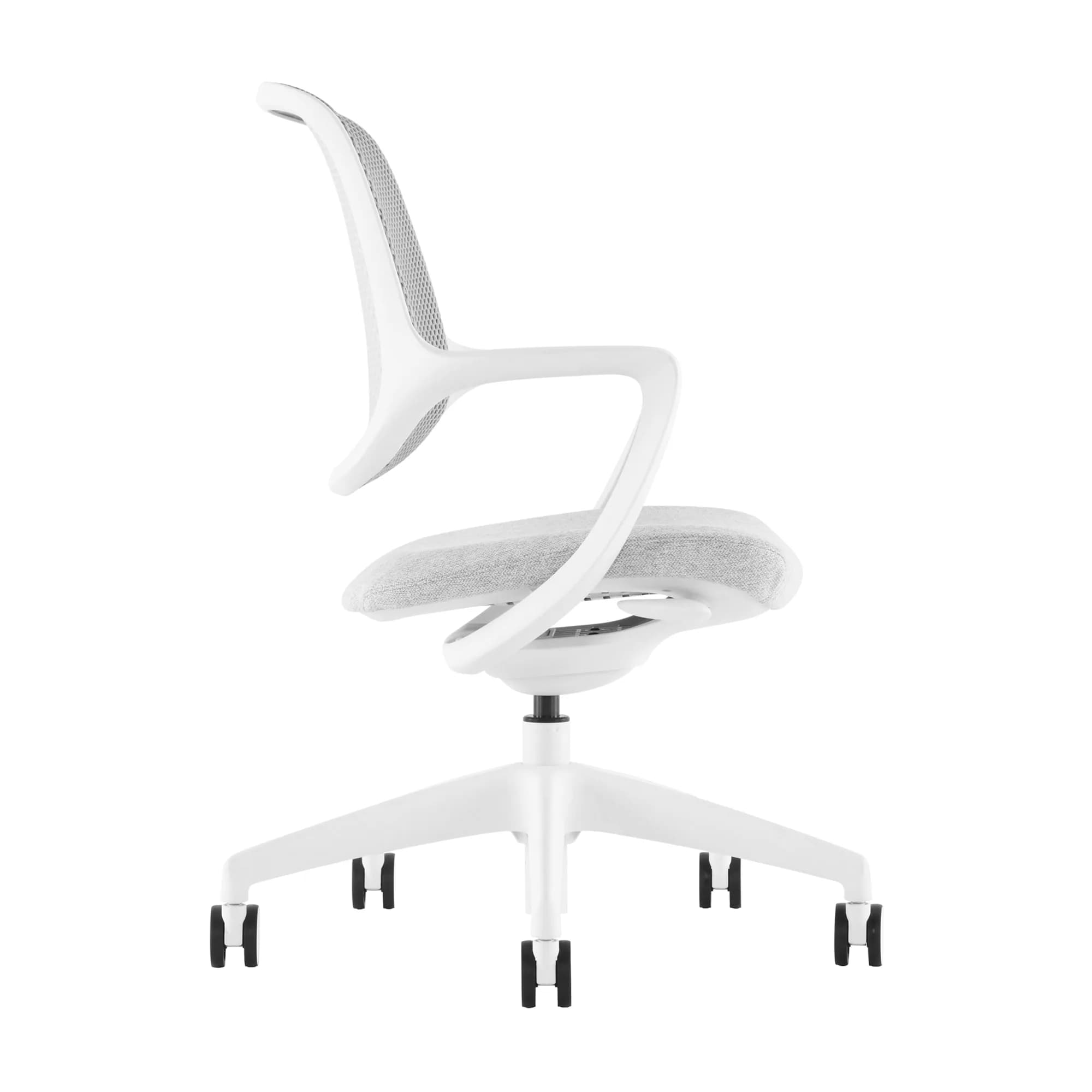 Silla ergonómica Movix - Blanco y Gris — imagen 3