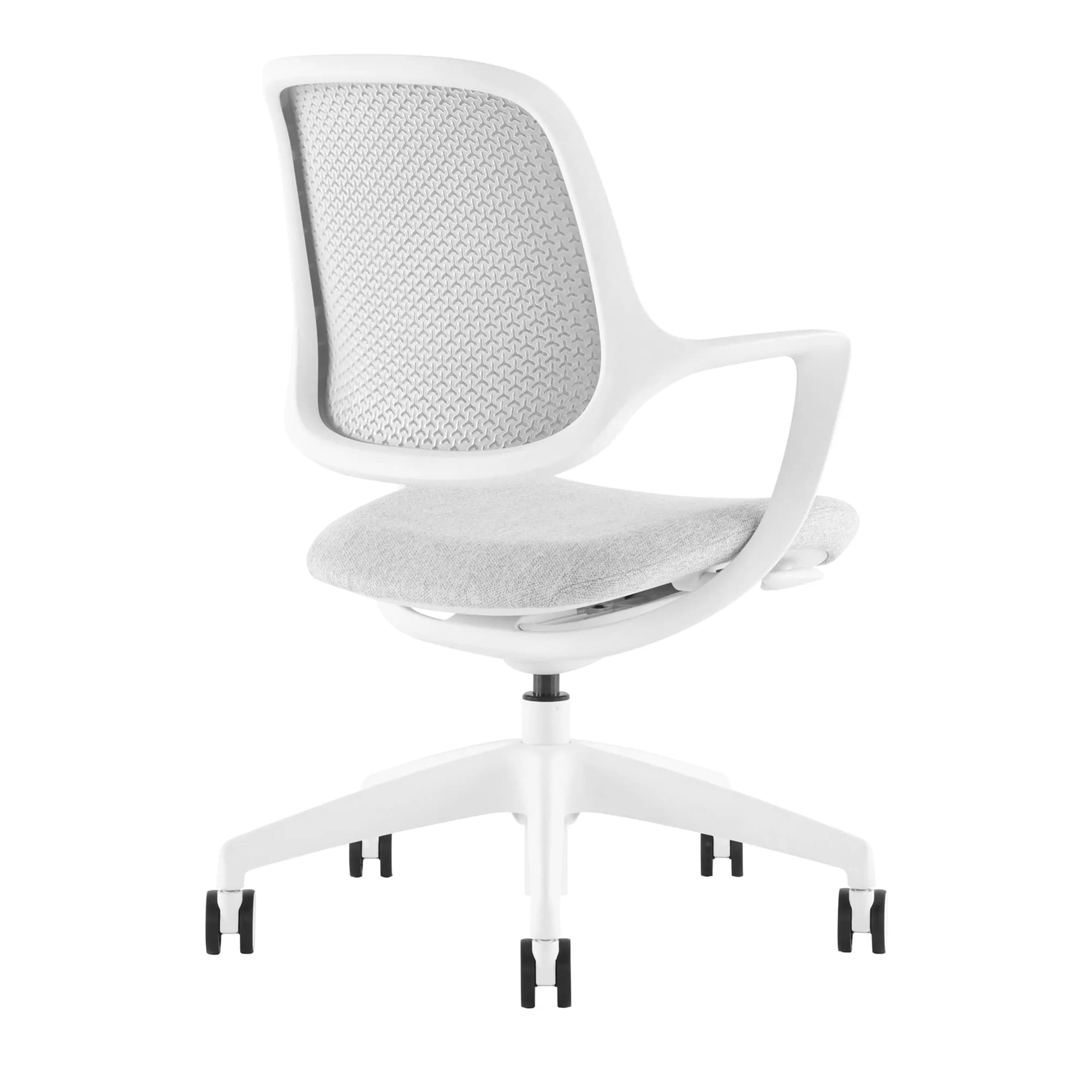 Silla ergonómica Movix - Blanco y Gris — imagen 4
