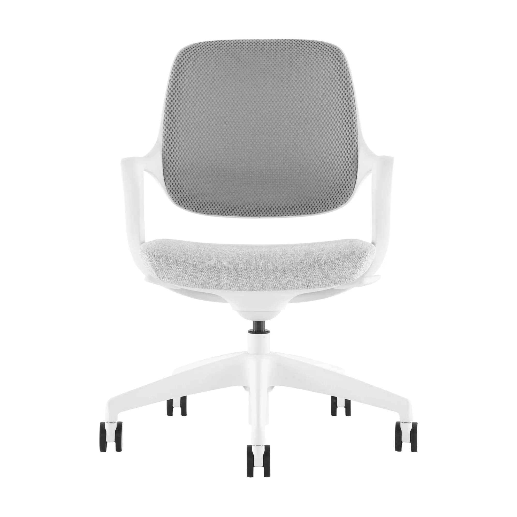 Silla ergonómica Movix - Blanco y Gris — imagen 2