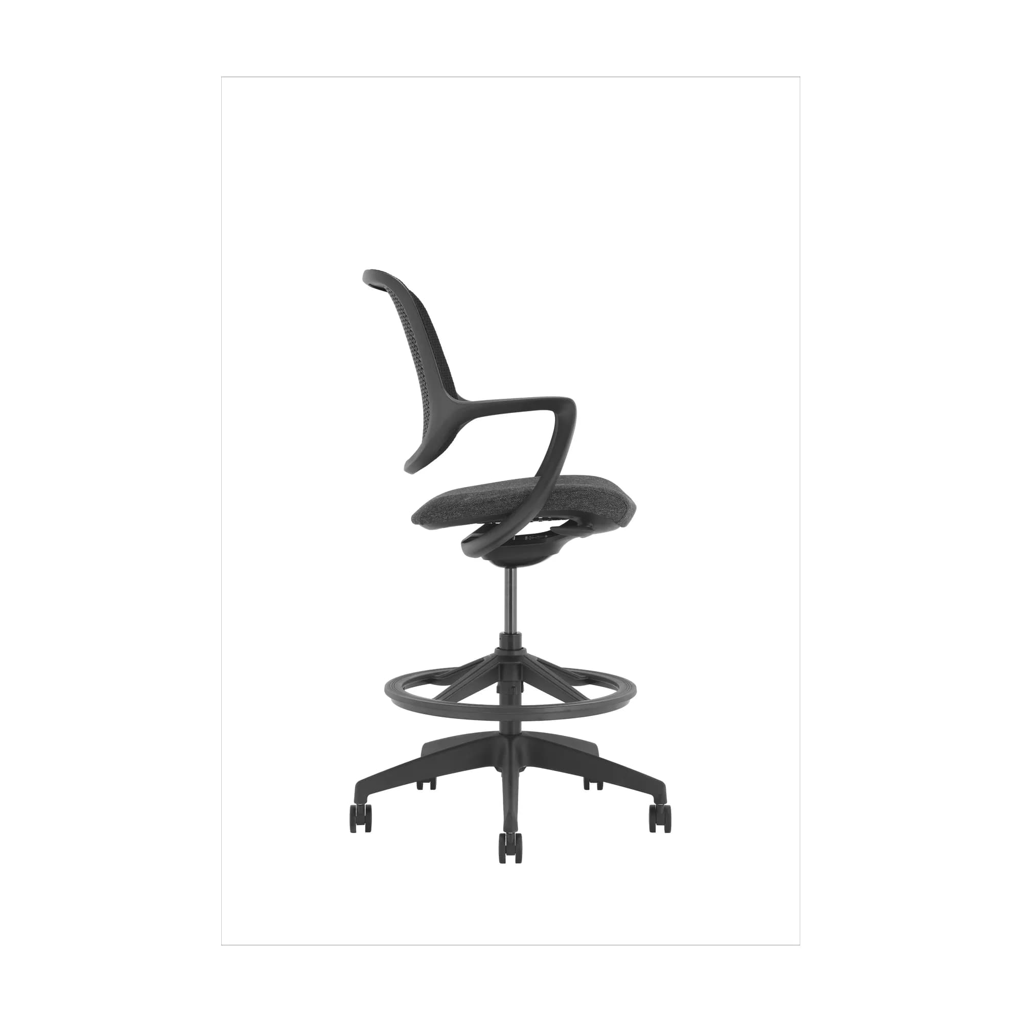 Taburete ergonómico Movix - Negro — imagen 3