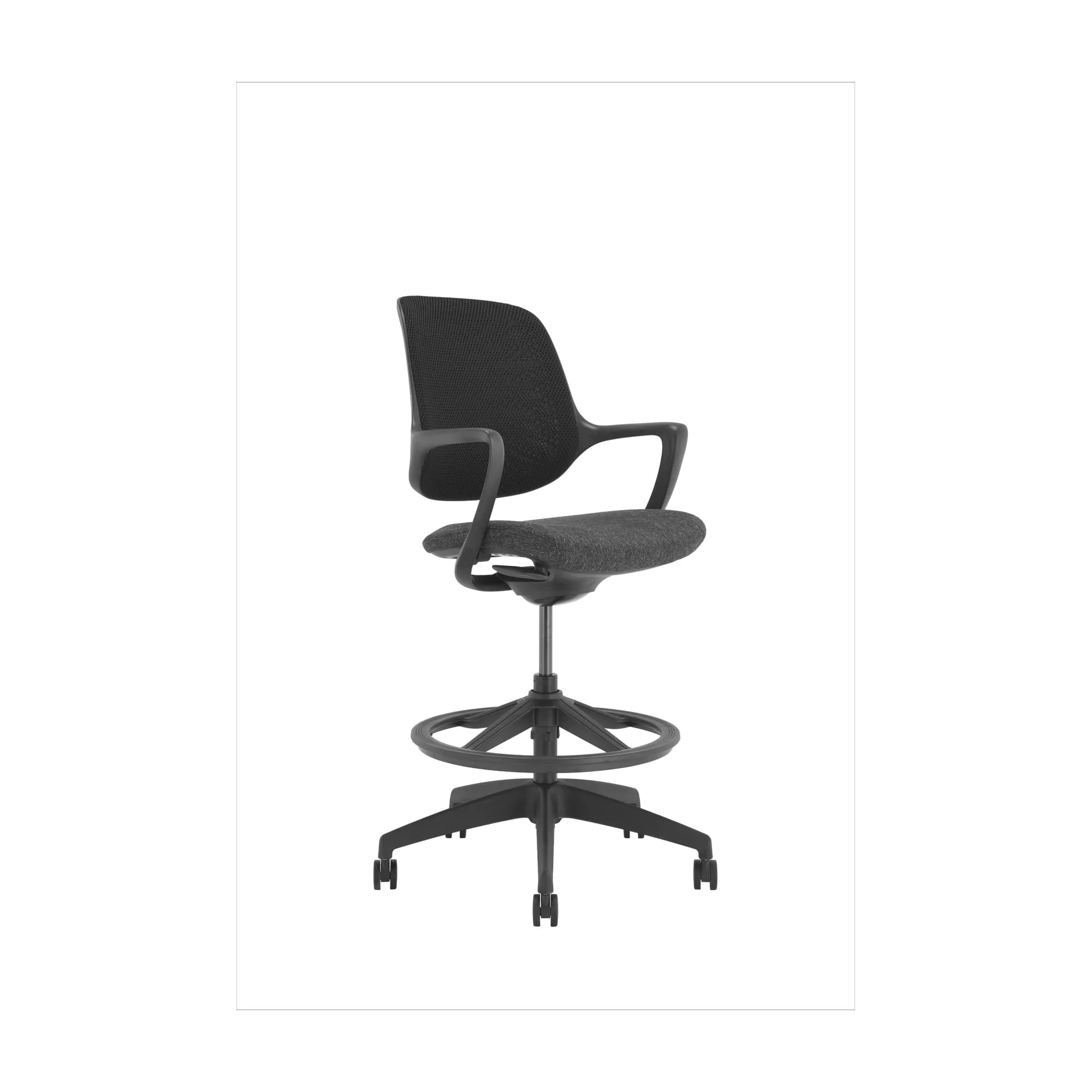 Taburete ergonómico Movix - Negro — imagen 2