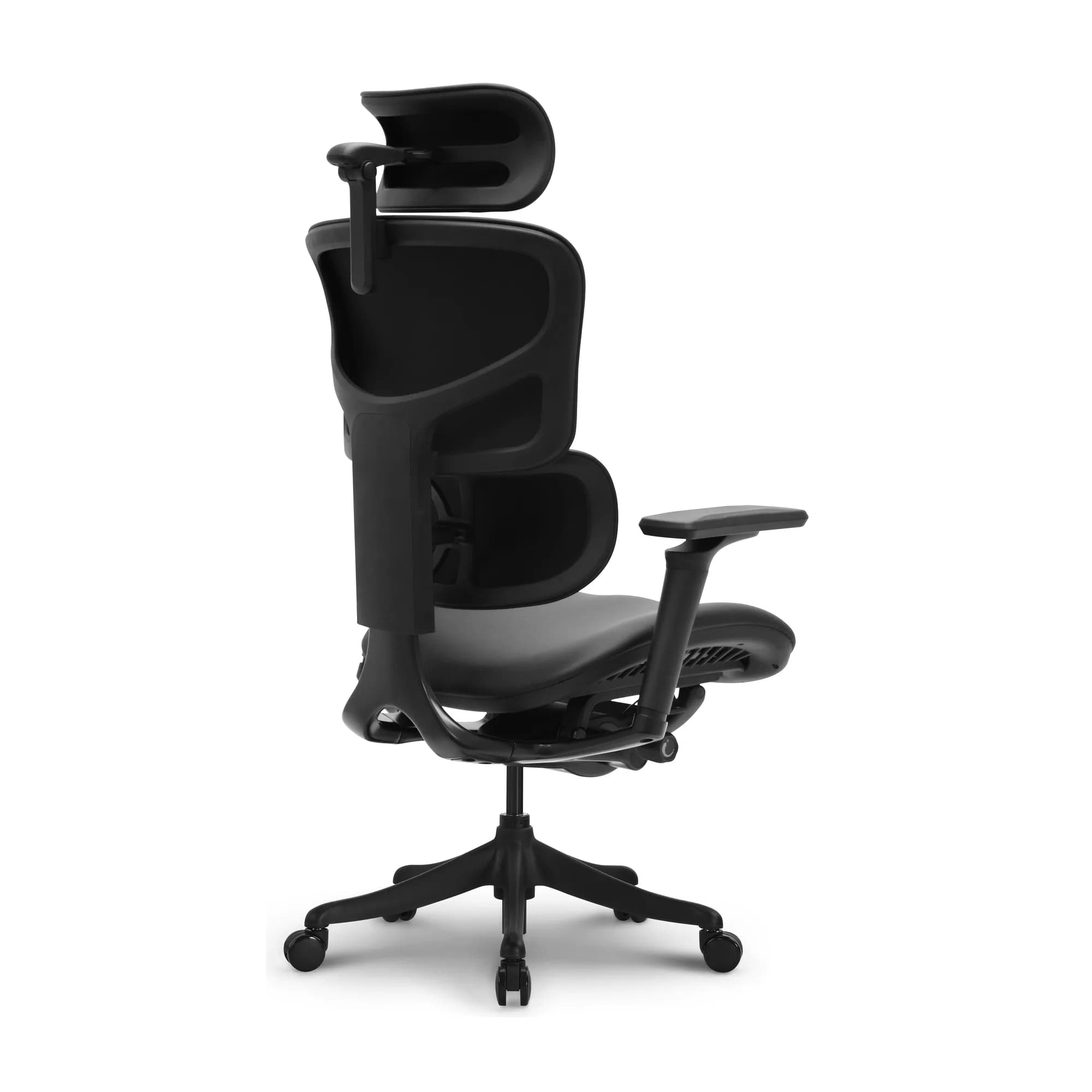 Silla ergonómica XTCv2 Obsidian - Cuero Negro — image 4