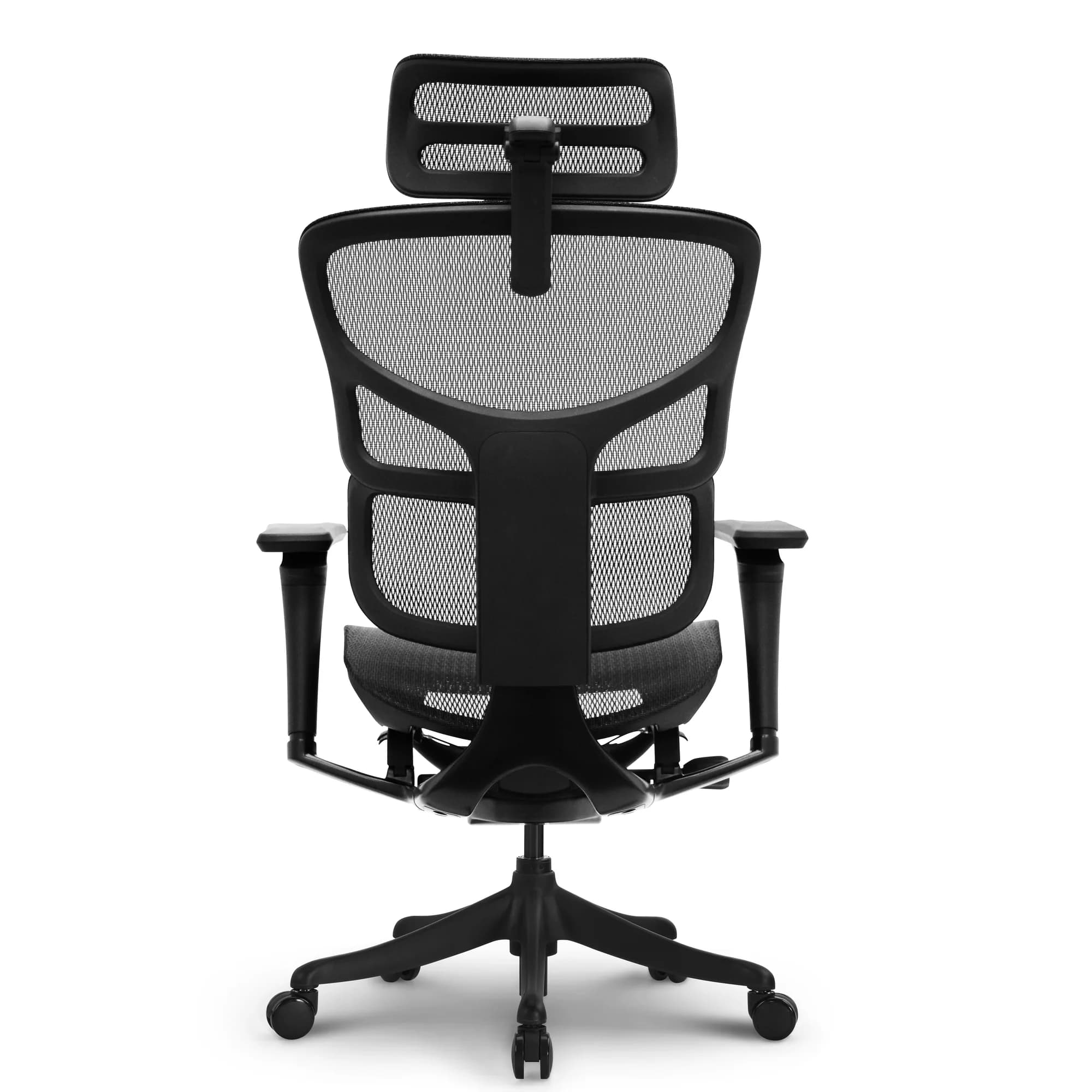 Silla ergonómica XTCv2 Obsidian - Malla Negra — imagen 5