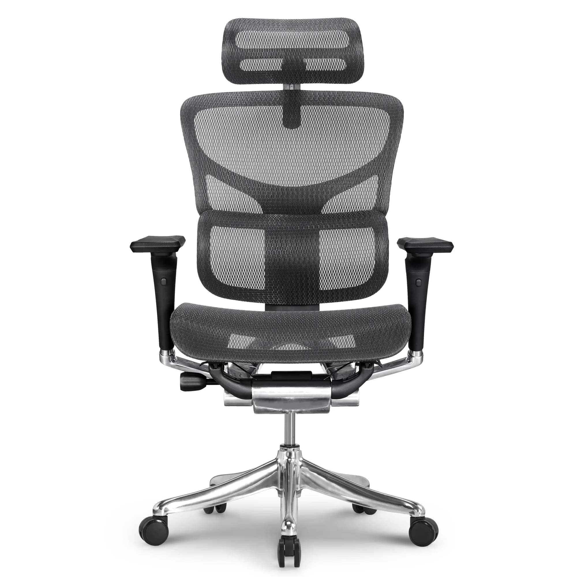 Silla ergonómica XTCv2 Silver - Malla Gris — imagen 2