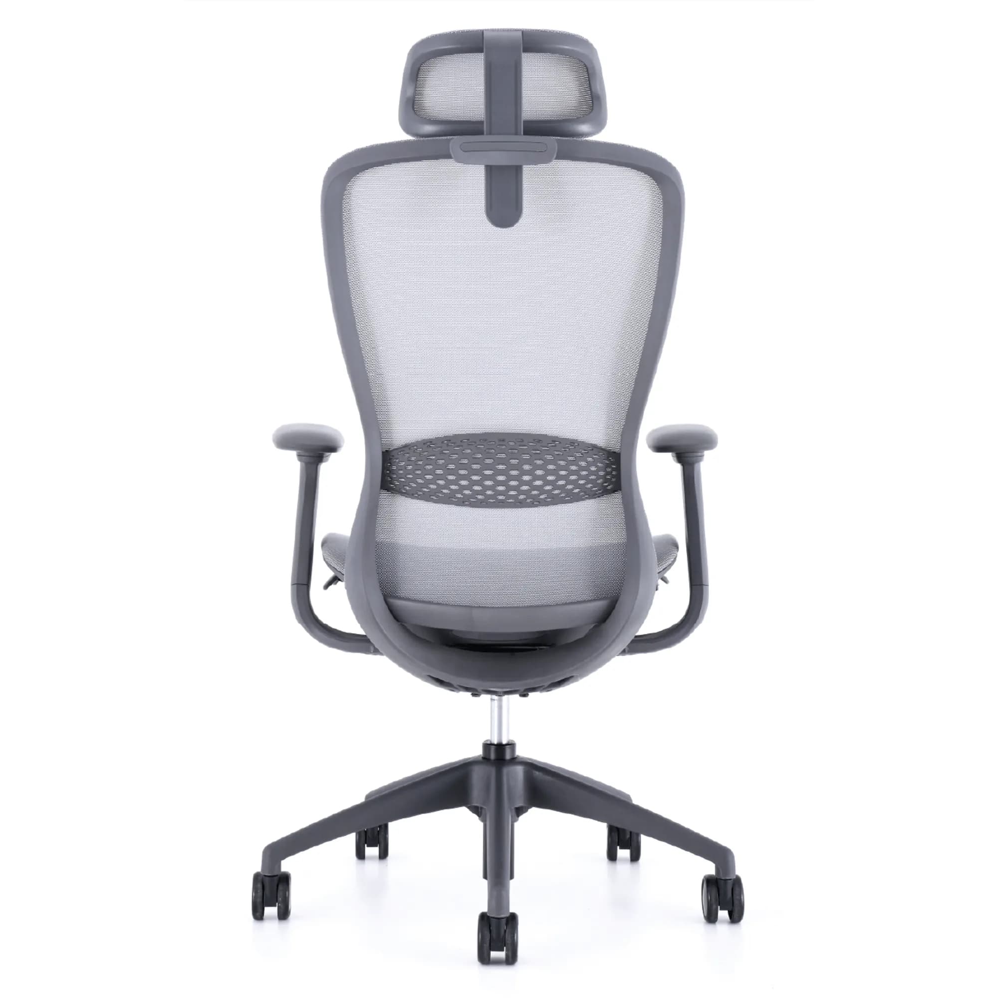 Silla ergonómica Zentu - Malla Gris — imagen 5