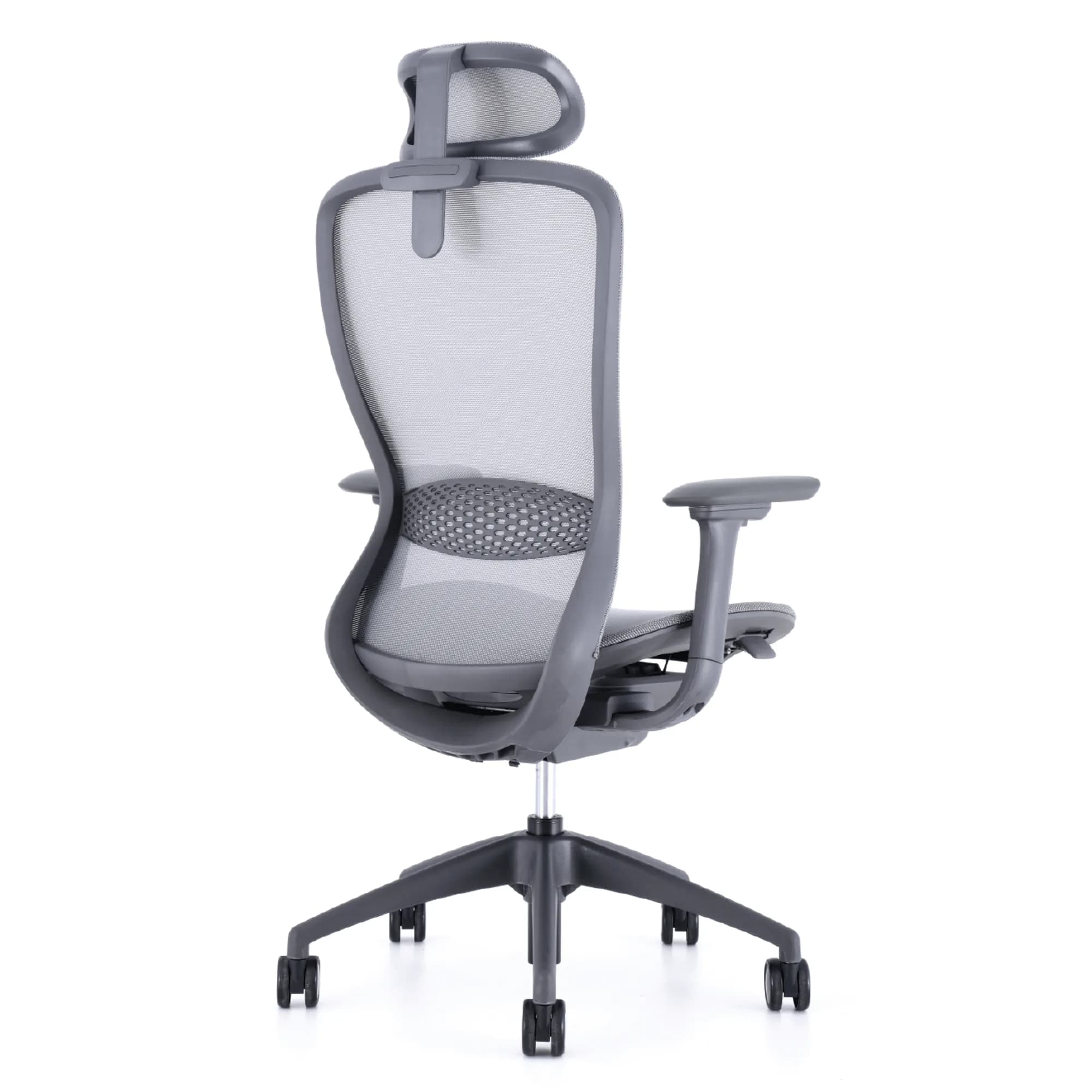 Silla ergonómica Zentu - Malla Gris — imagen 4