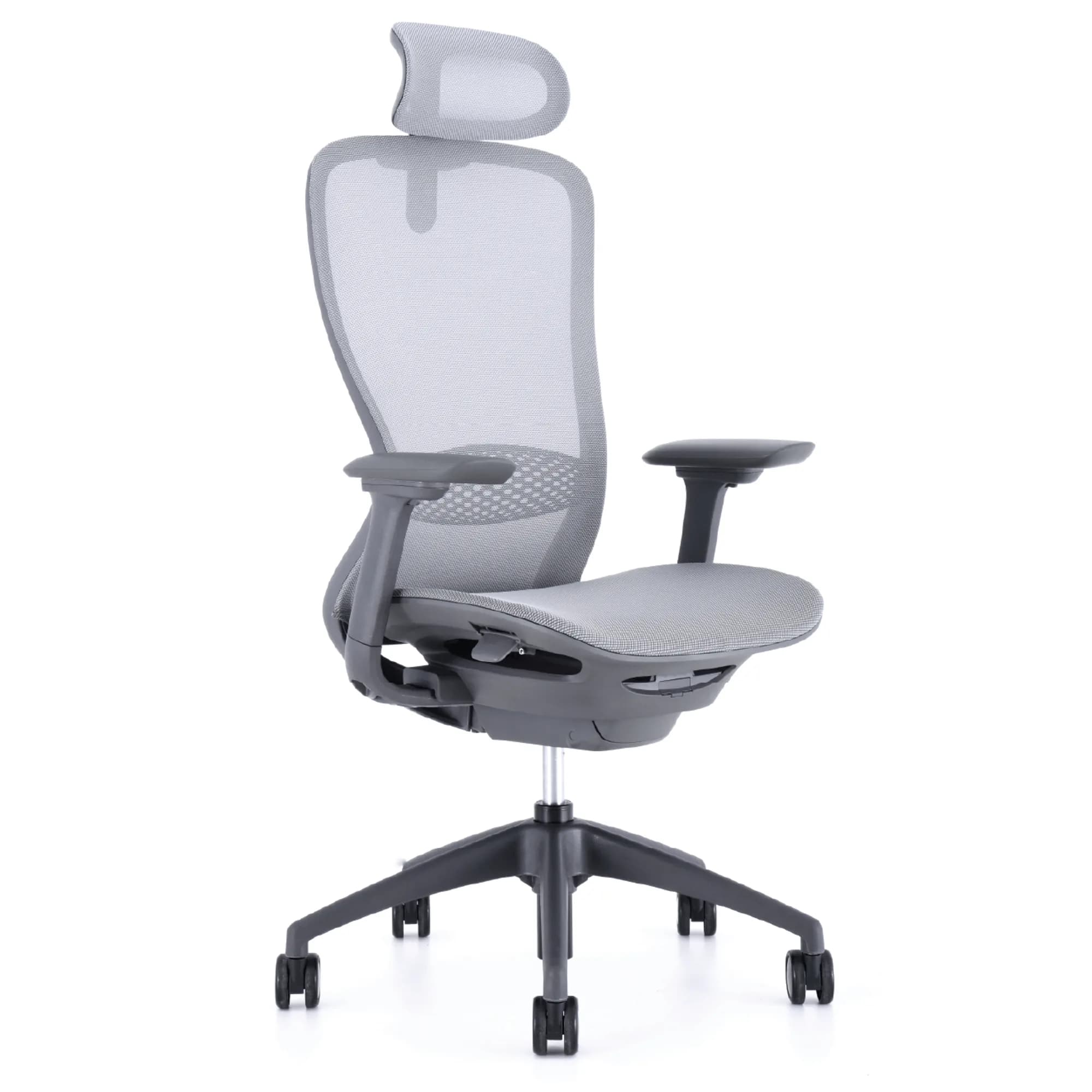 Silla ergonómica Zentu - Malla Gris — imagen 1