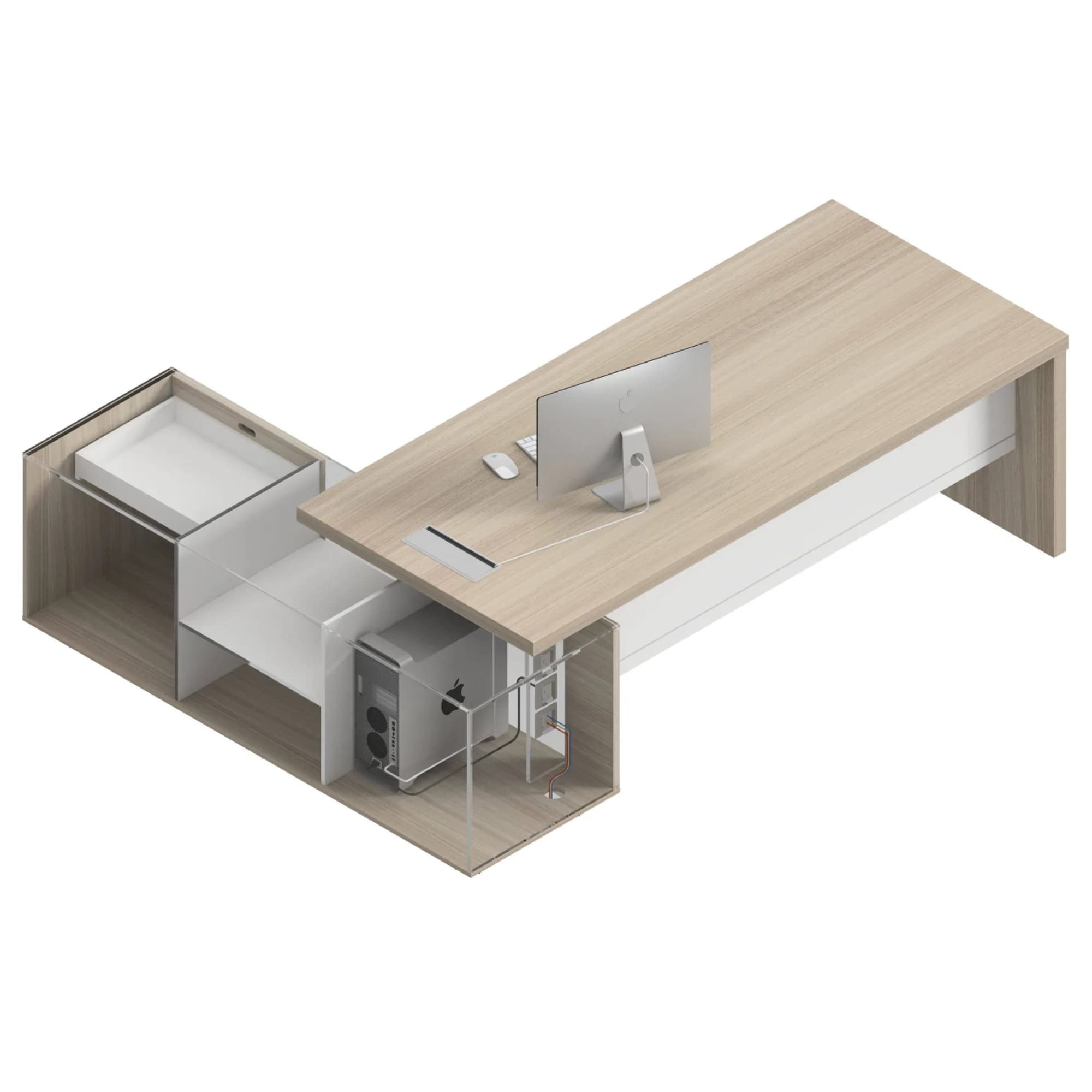 Escritorio ejecutivo Blok - Oak — imagen 4