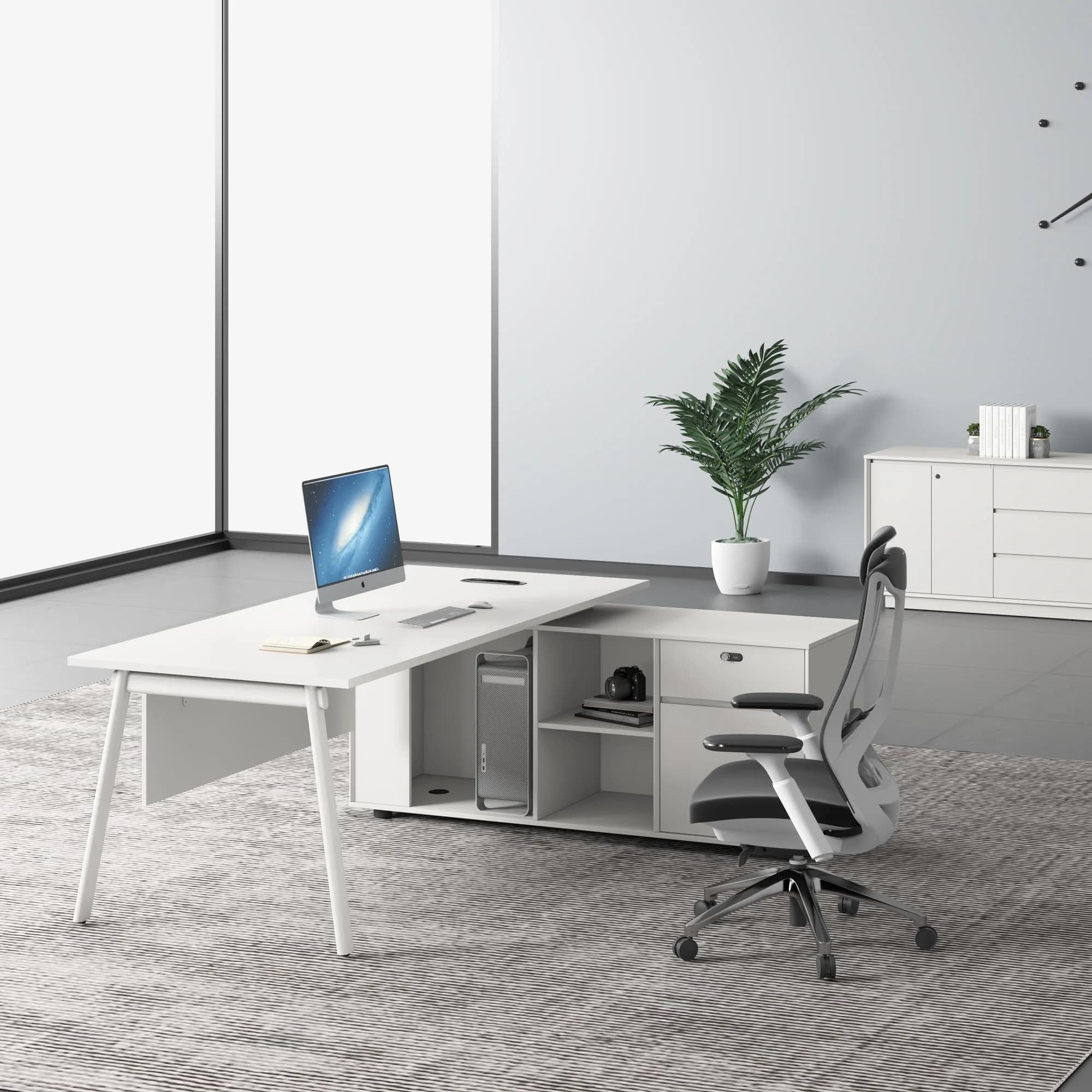 Escritorio ejecutivo Core - Blanco — imagen 3