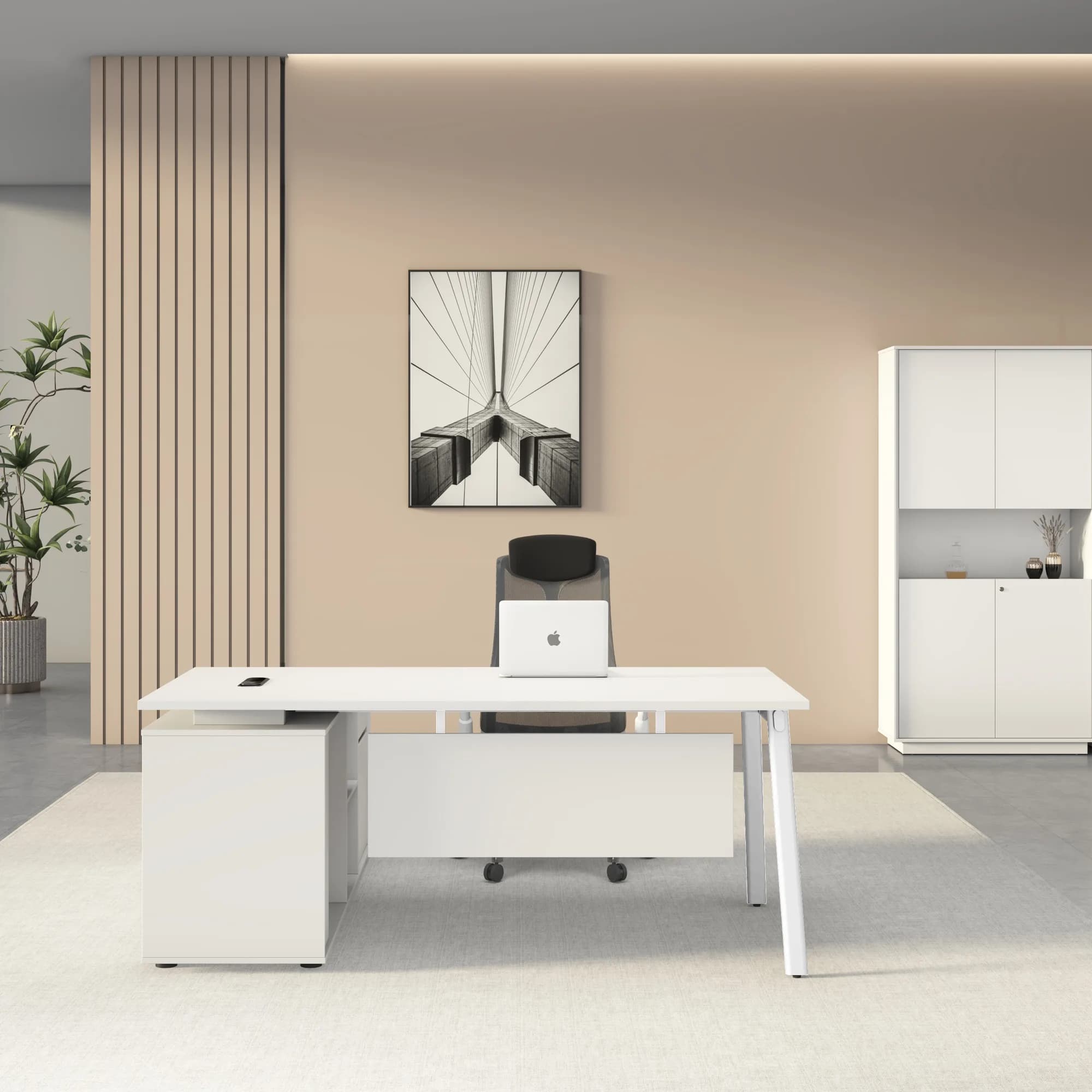 Escritorio ejecutivo Core - Blanco — imagen 4
