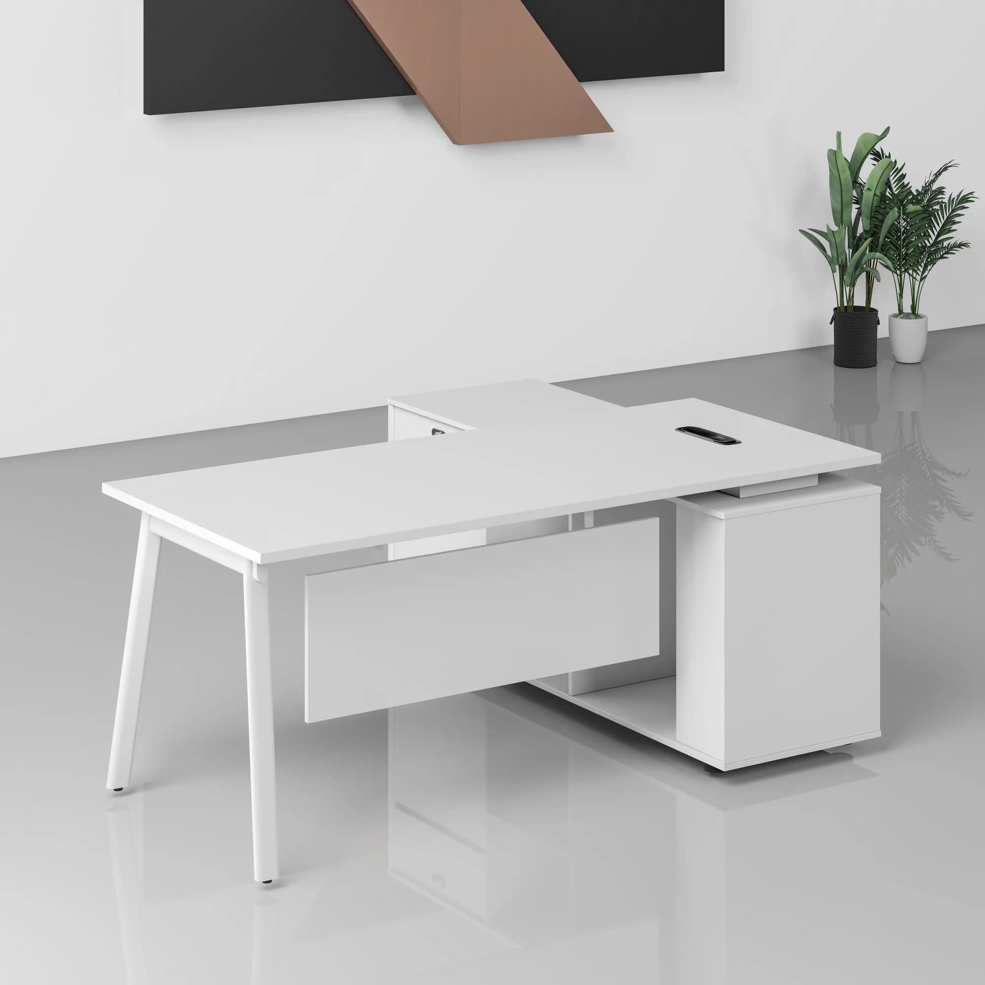 Escritorio ejecutivo Core - Blanco — imagen 5