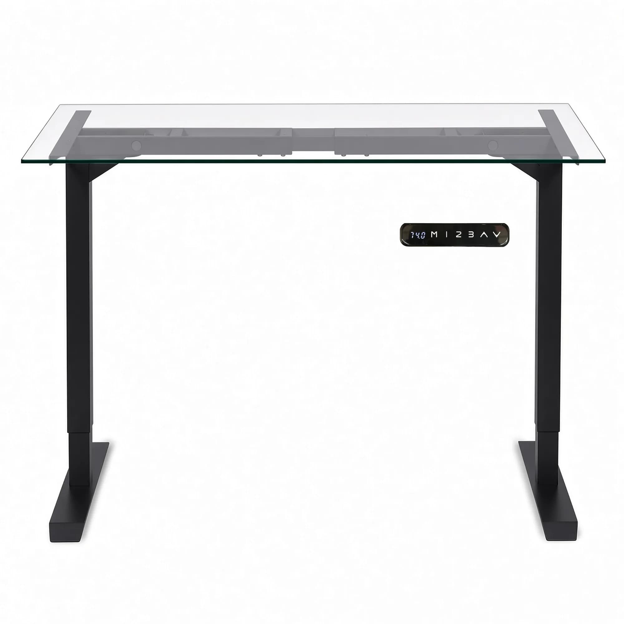Base de escritorio de altura ajustable - Dos motores, Negro — imagen 1