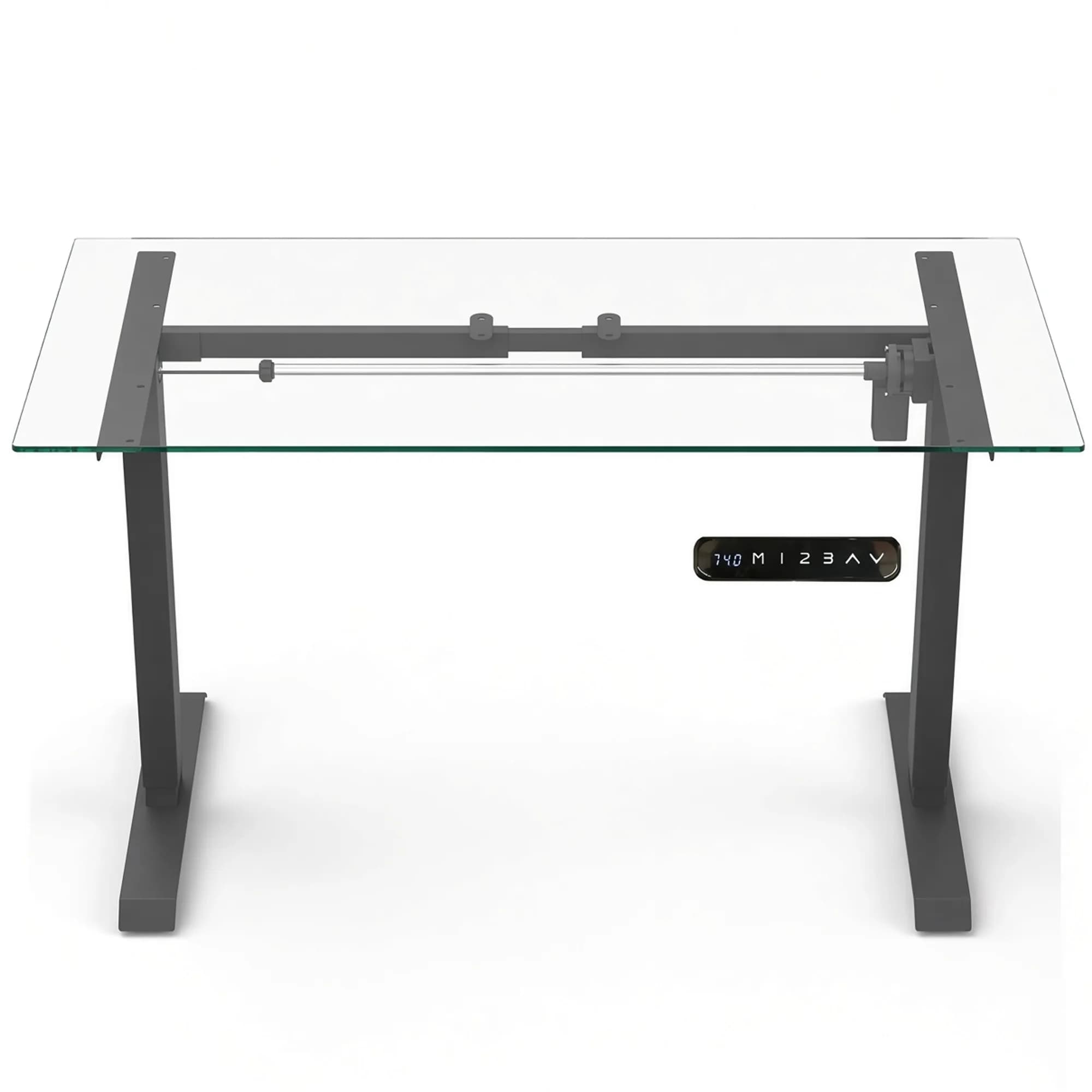 Base de escritorio de altura ajustable HD - Un motor, Negro — imagen 1