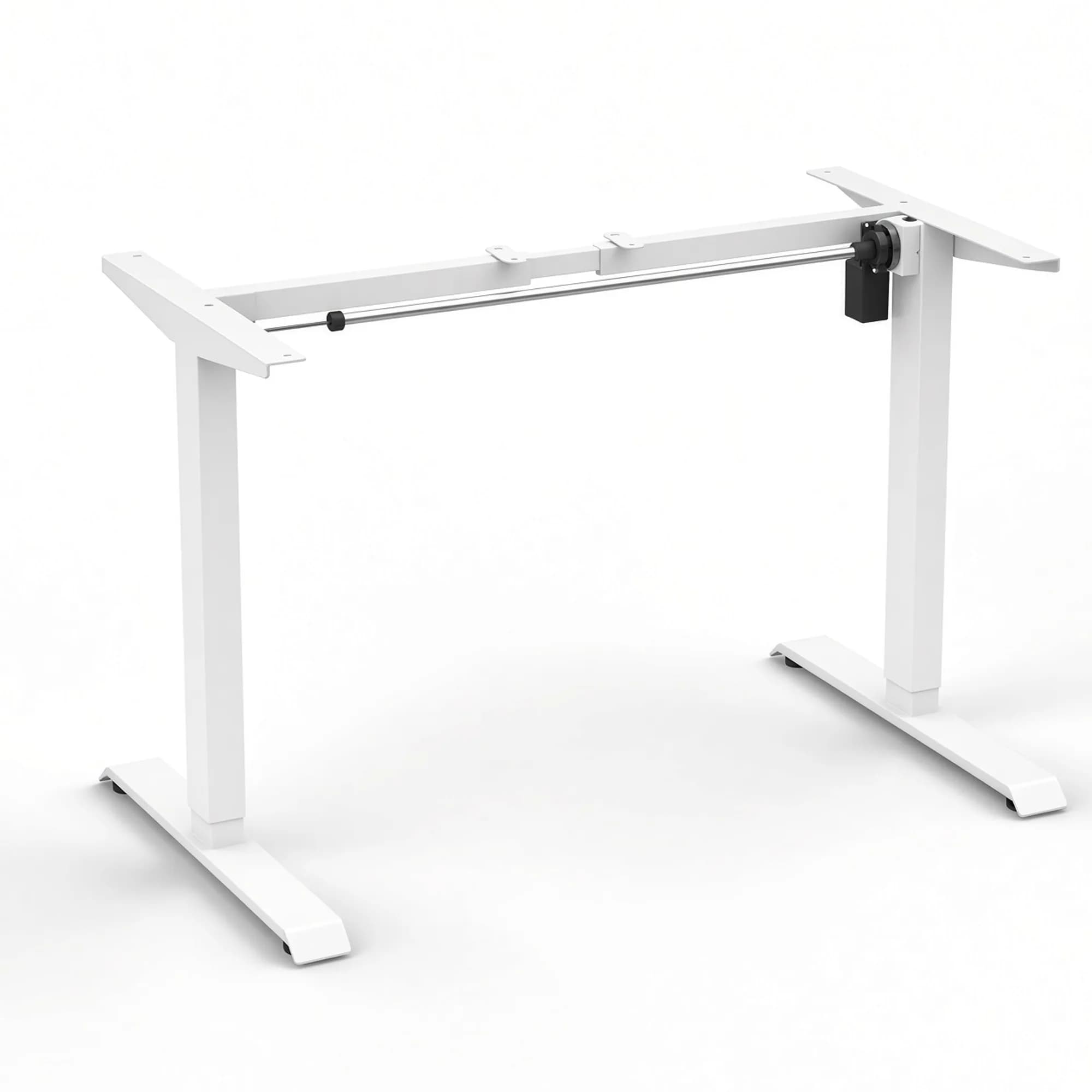 Base de escritorio de altura ajustable de un motor - Blanco — imagen 4