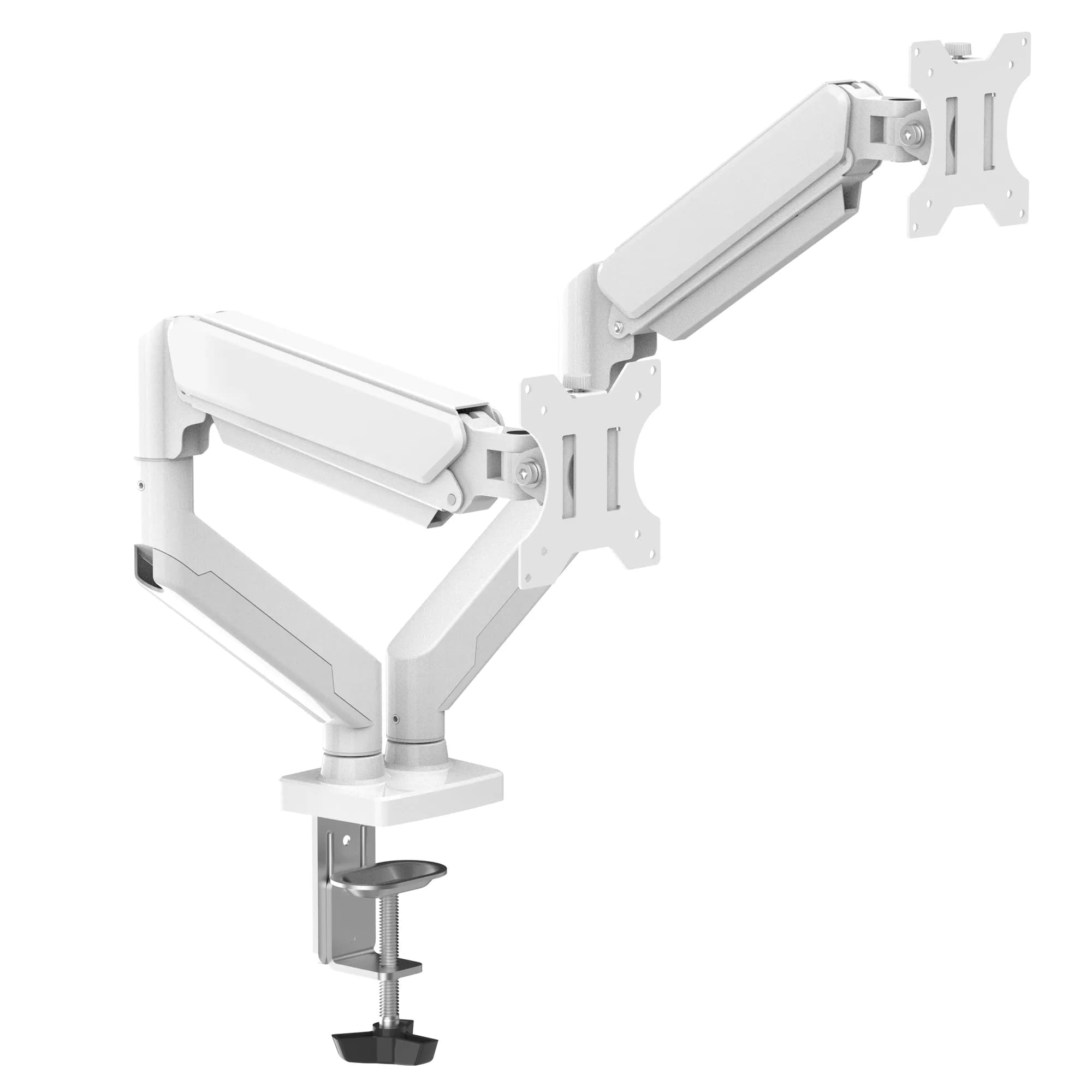 Brazo doble para monitor - Blanco — imagen 1