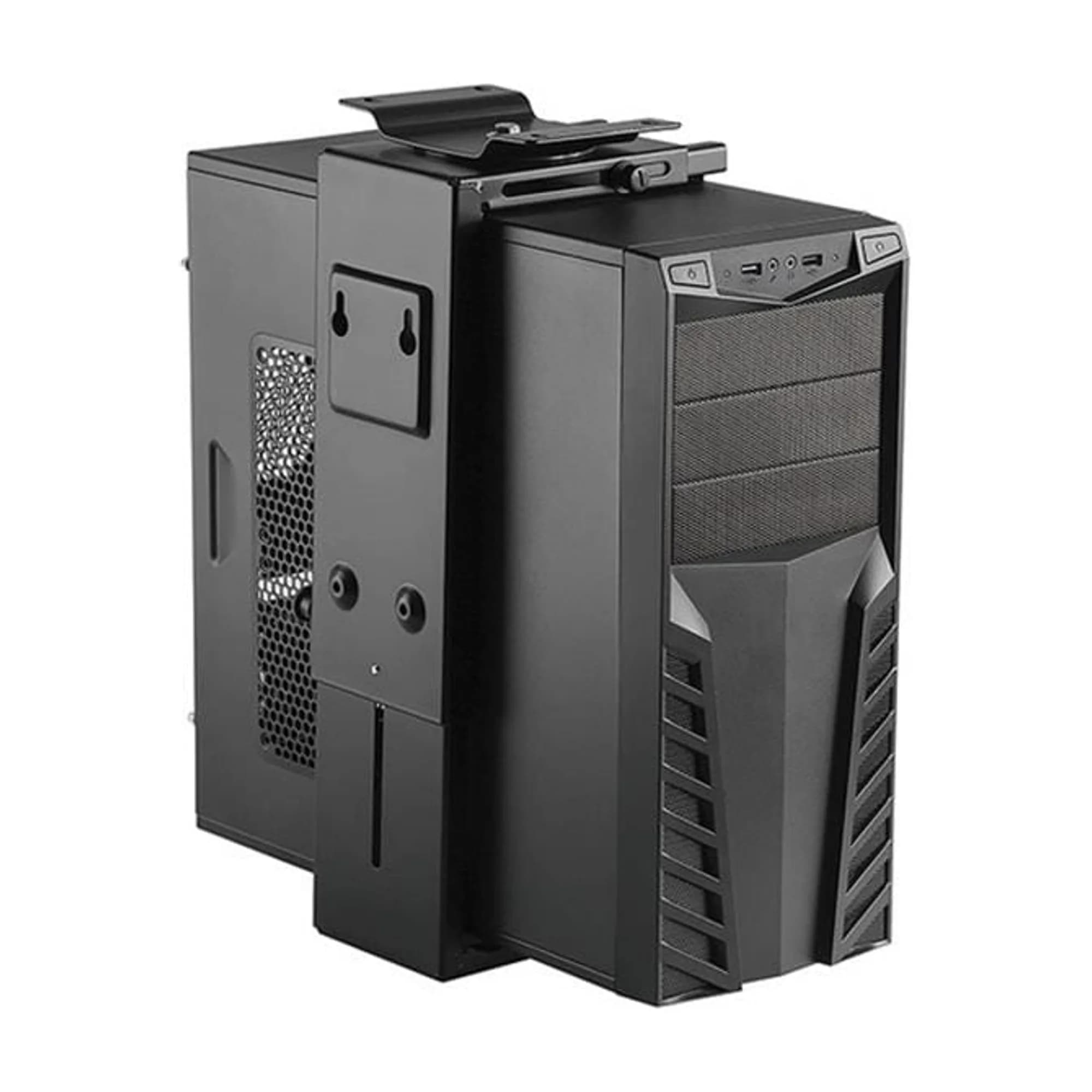 Soporte para CPU bajo escritorio - Negro — imagen 2
