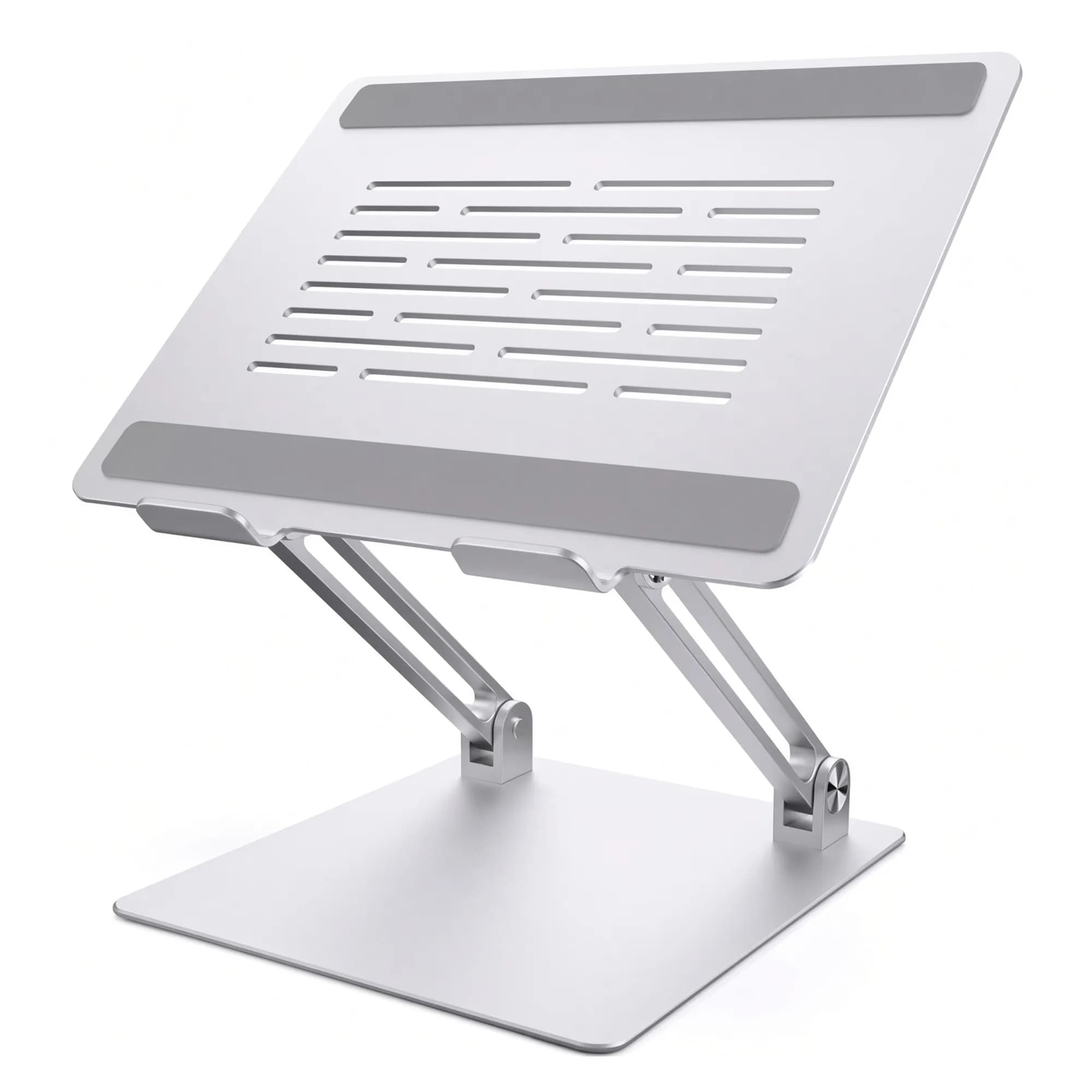 Soporte ajustable para laptop - Plateado — image 1