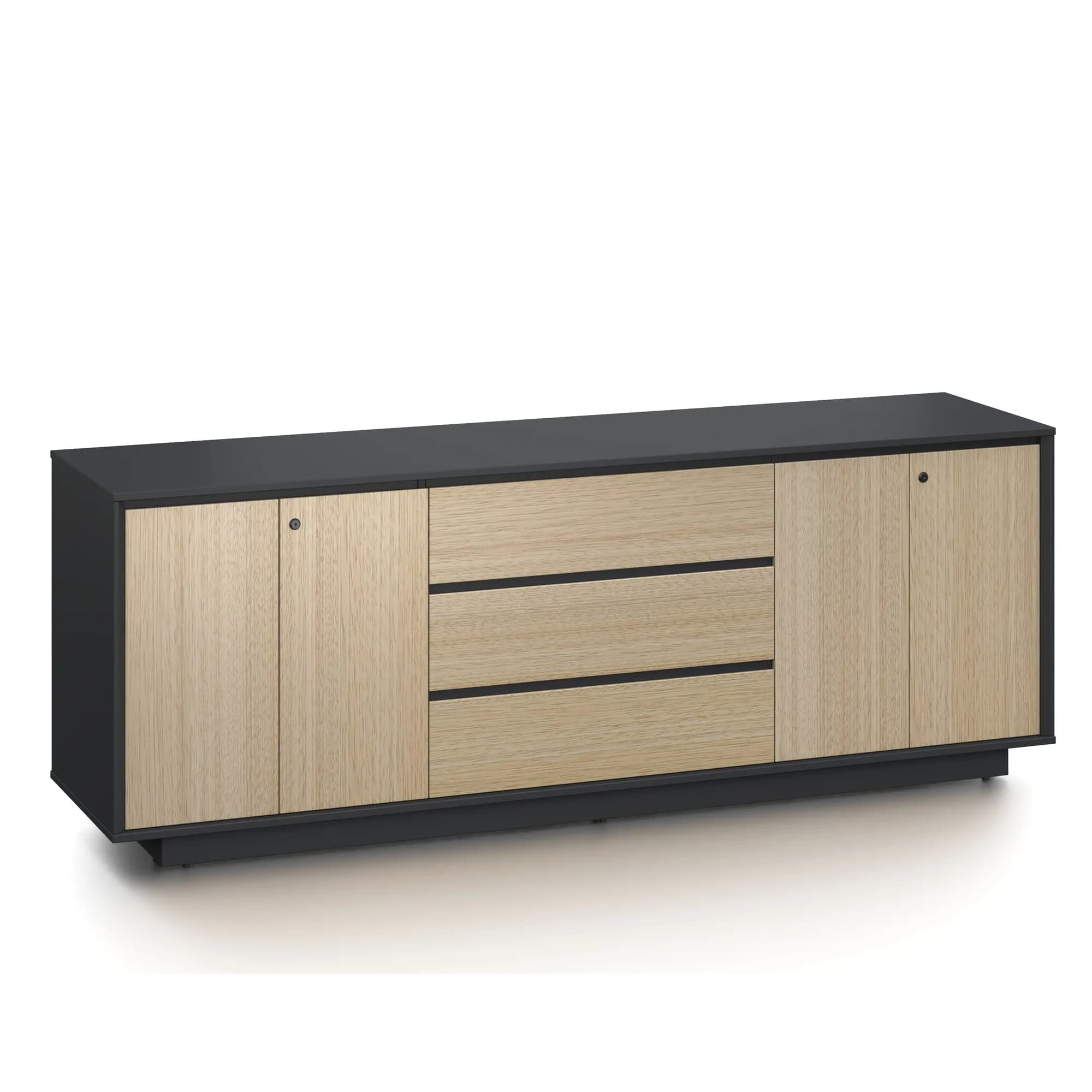 Gabinete ejecutivo Core - Negro y Coral — imagen 1