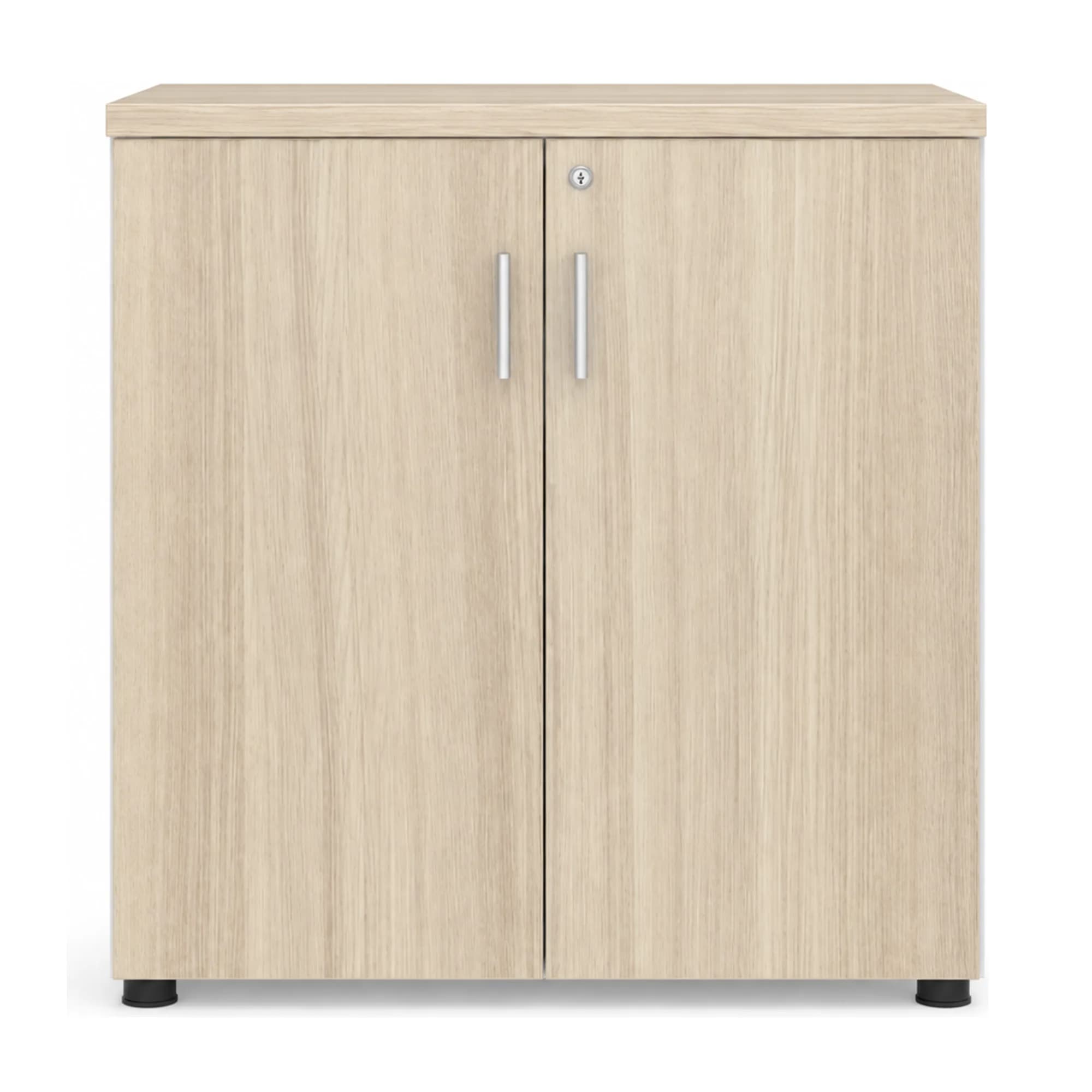 Gabinete bajo Flow - Blanco y Oak — imagen 2