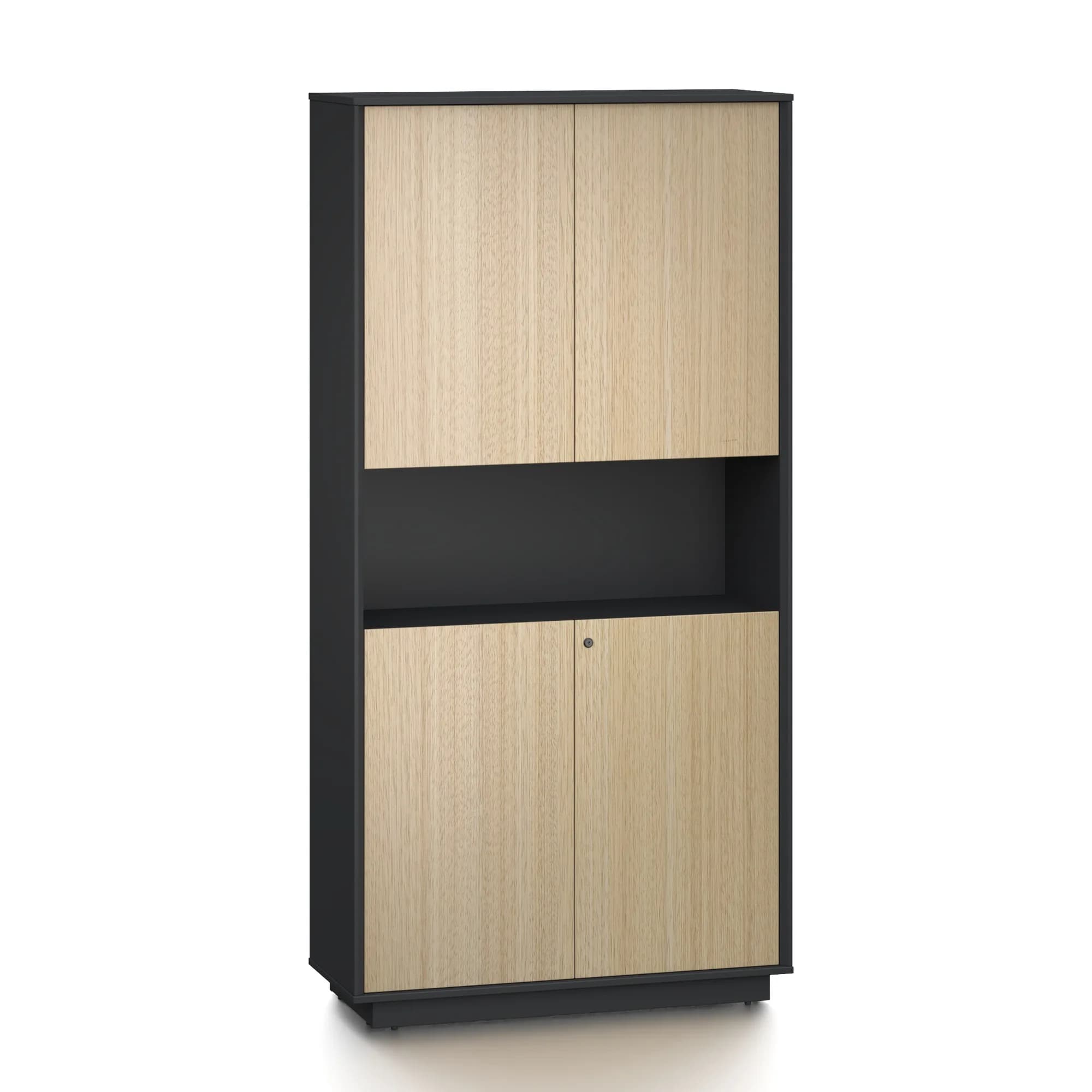 Gabinete alto Core - Negro y Coral — imagen 1