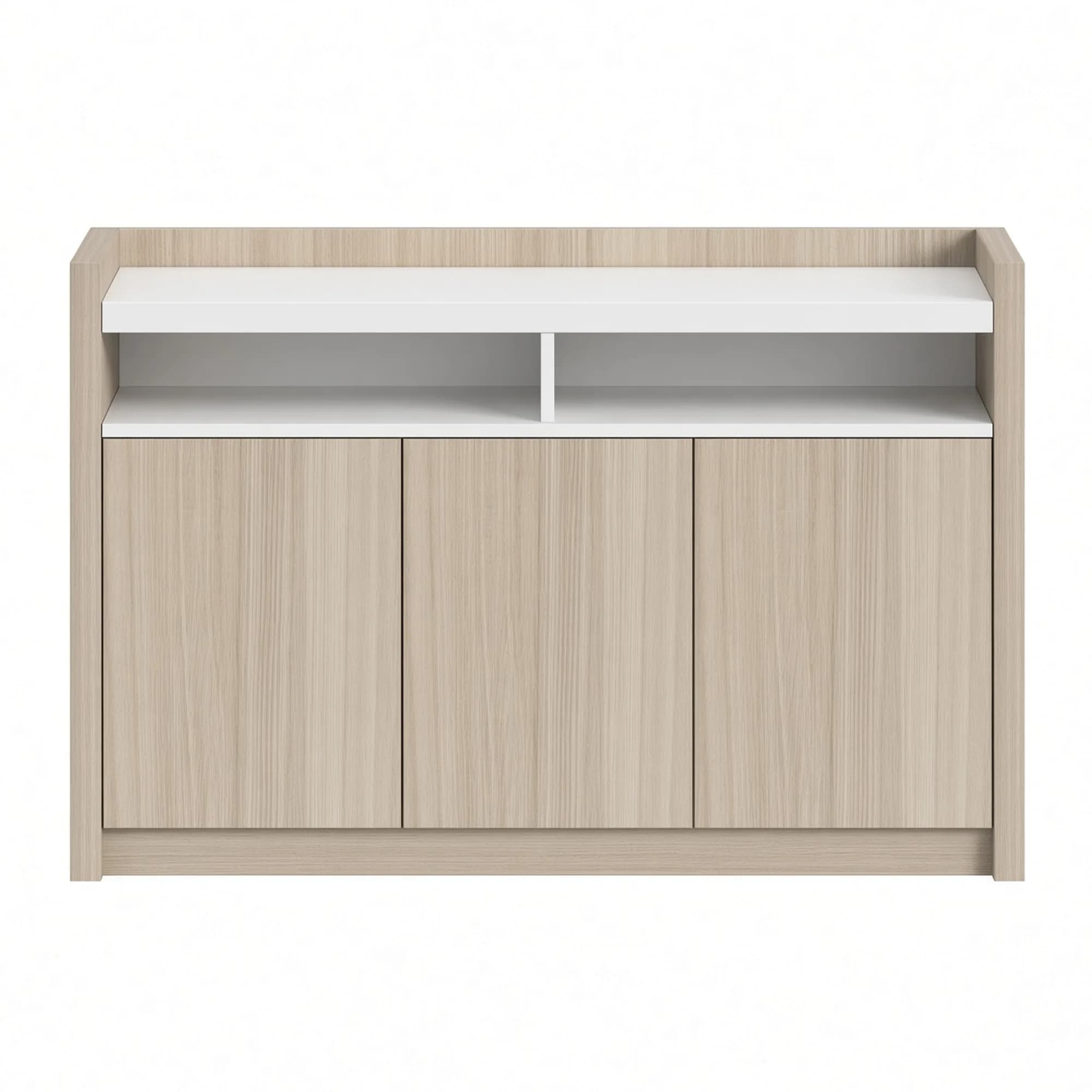 Gabinete de café Flow - Blanco y Oak — image 2