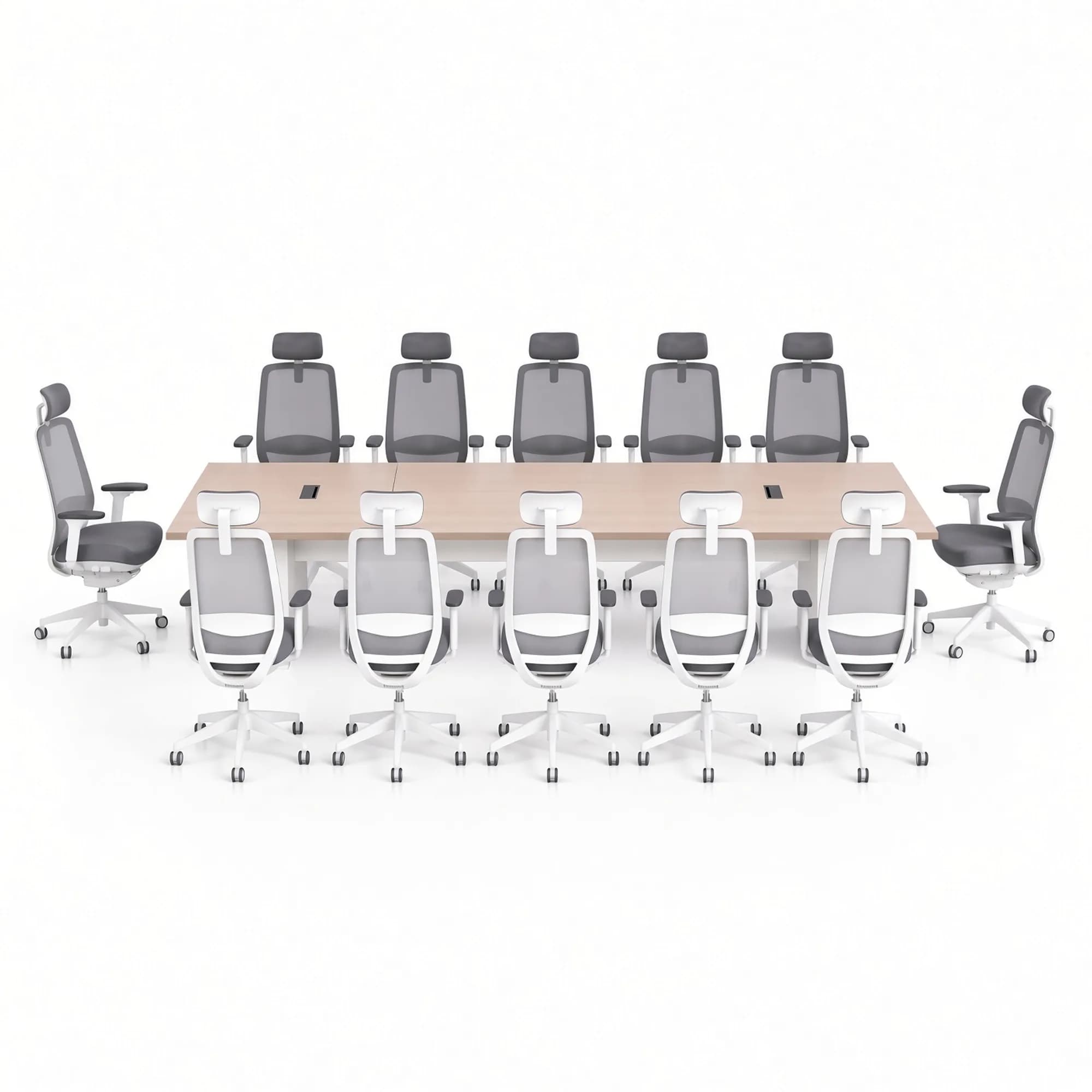 Mesa de conferencia Blok - Oak 320 cm — imagen 3