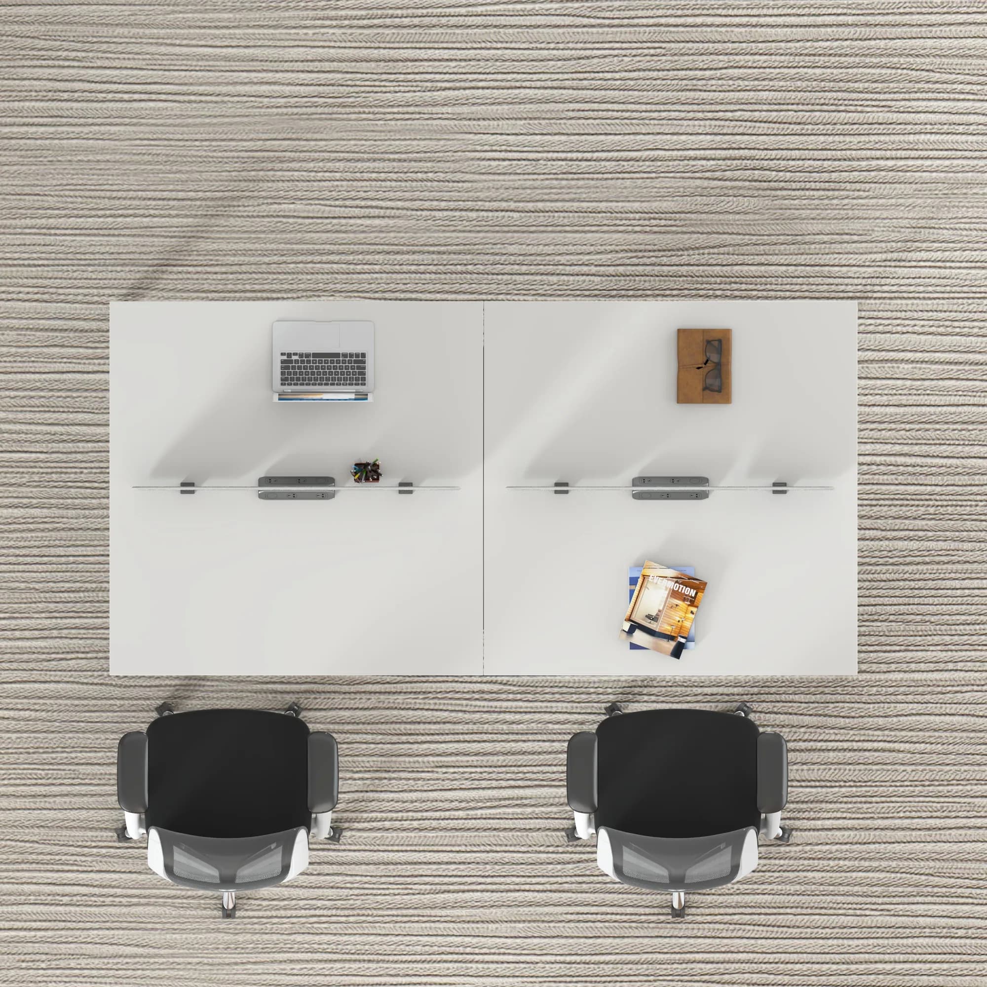 Extensión de estación para 2 personas con gabinete Core - Blanco — image 3