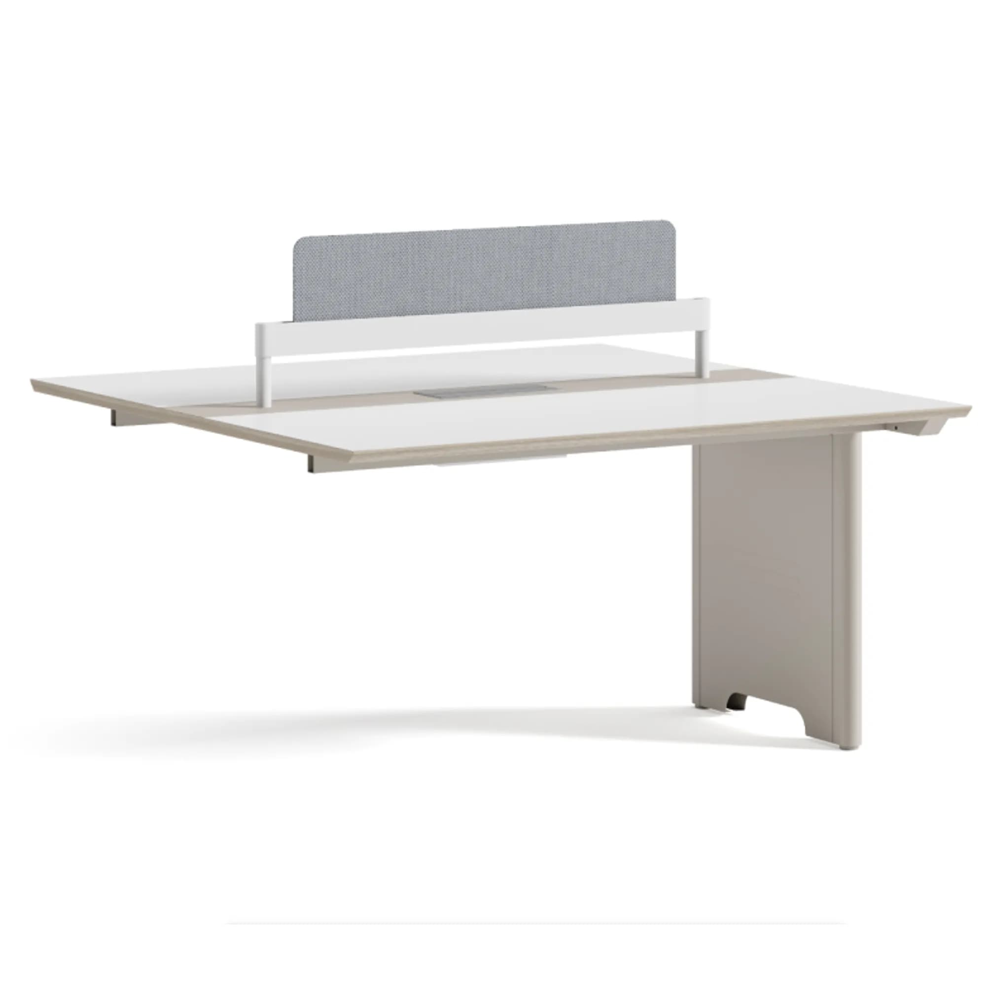 Extensión de estación para 4 personas Flow - Taupe y Blanco — imagen 1